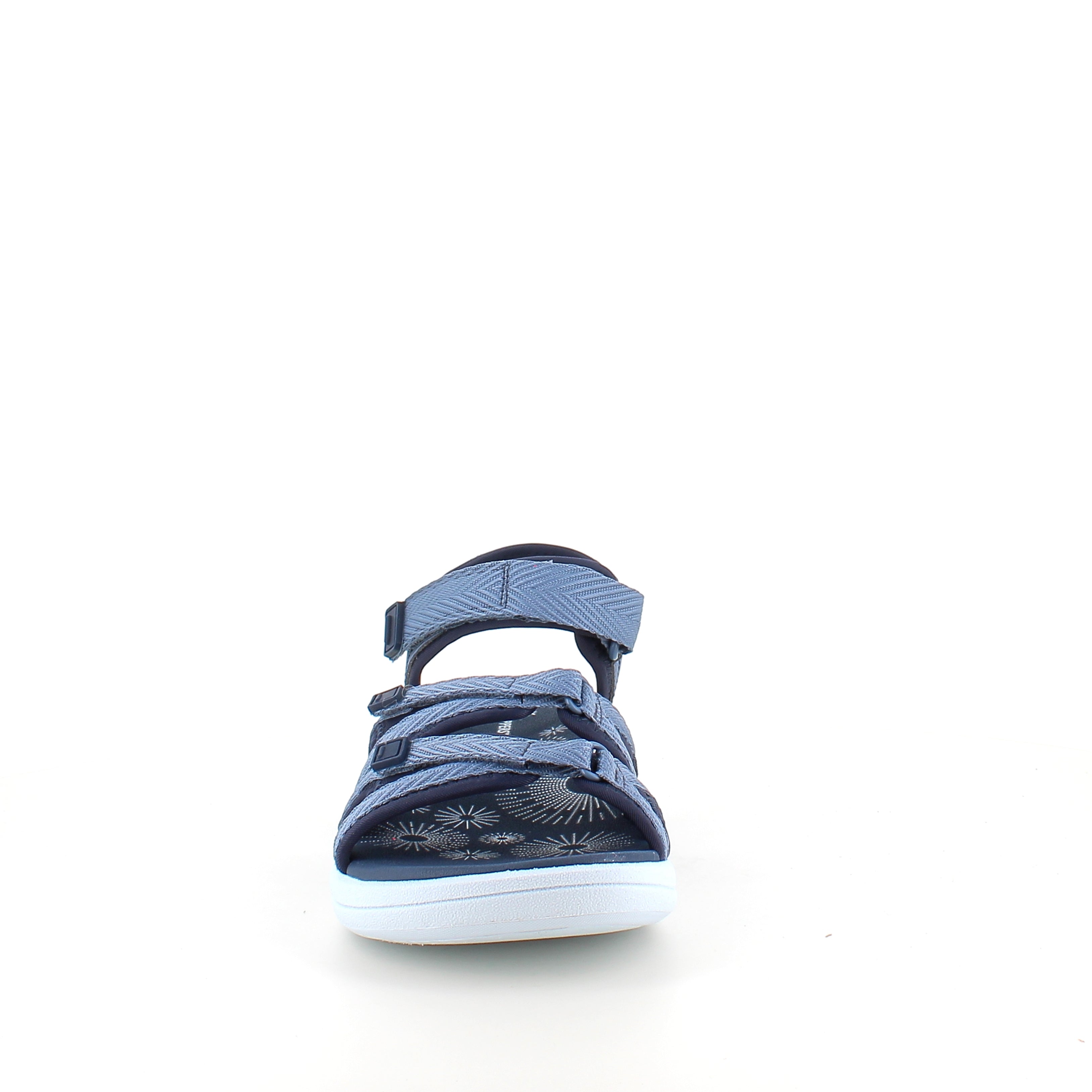 Clarks Cloudsteppers sandal i navy – lätt och stötdämpande komfort för långa dagar