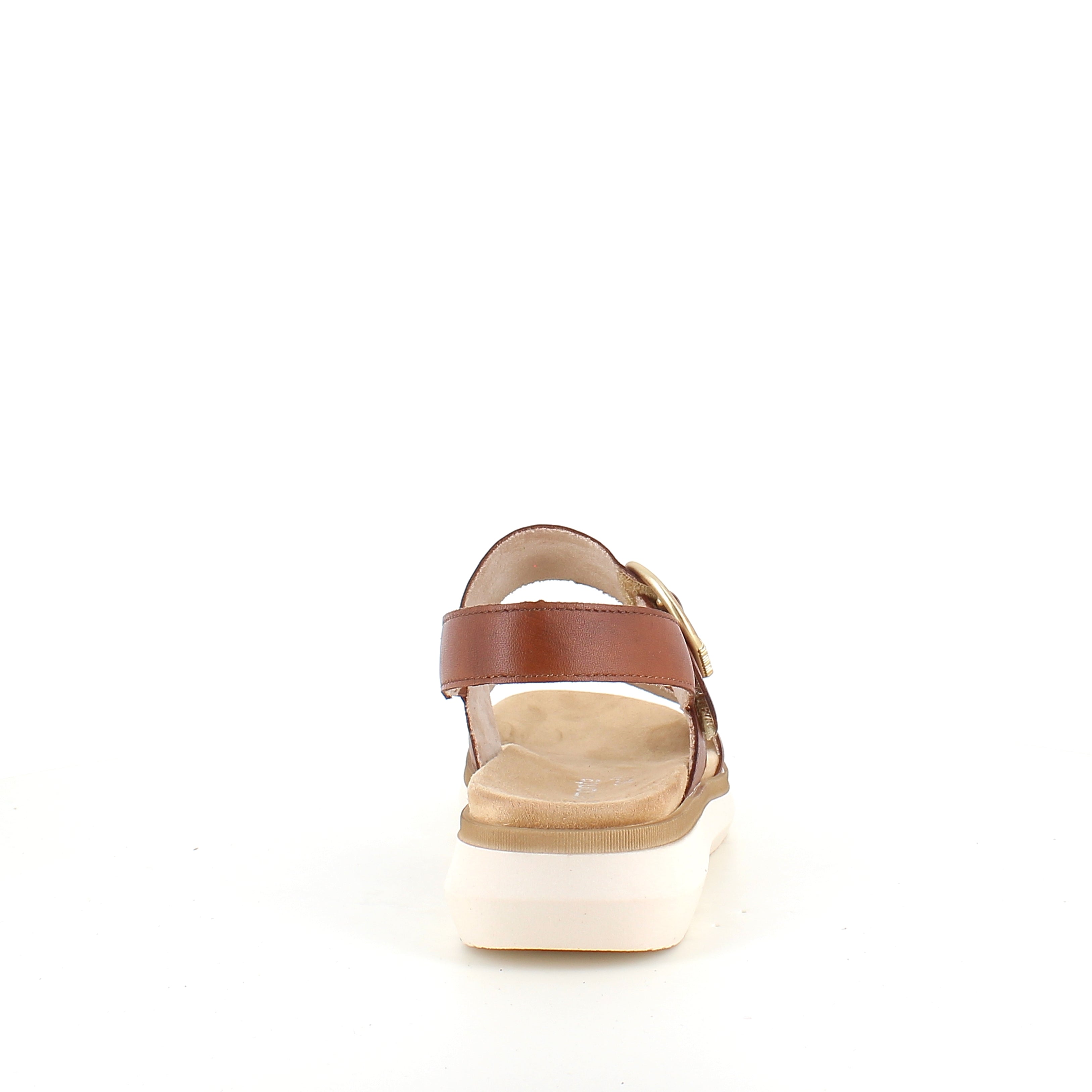 Remonte sandal i brunt för dam – elegant komfort med Soft-sula och justerbar passform