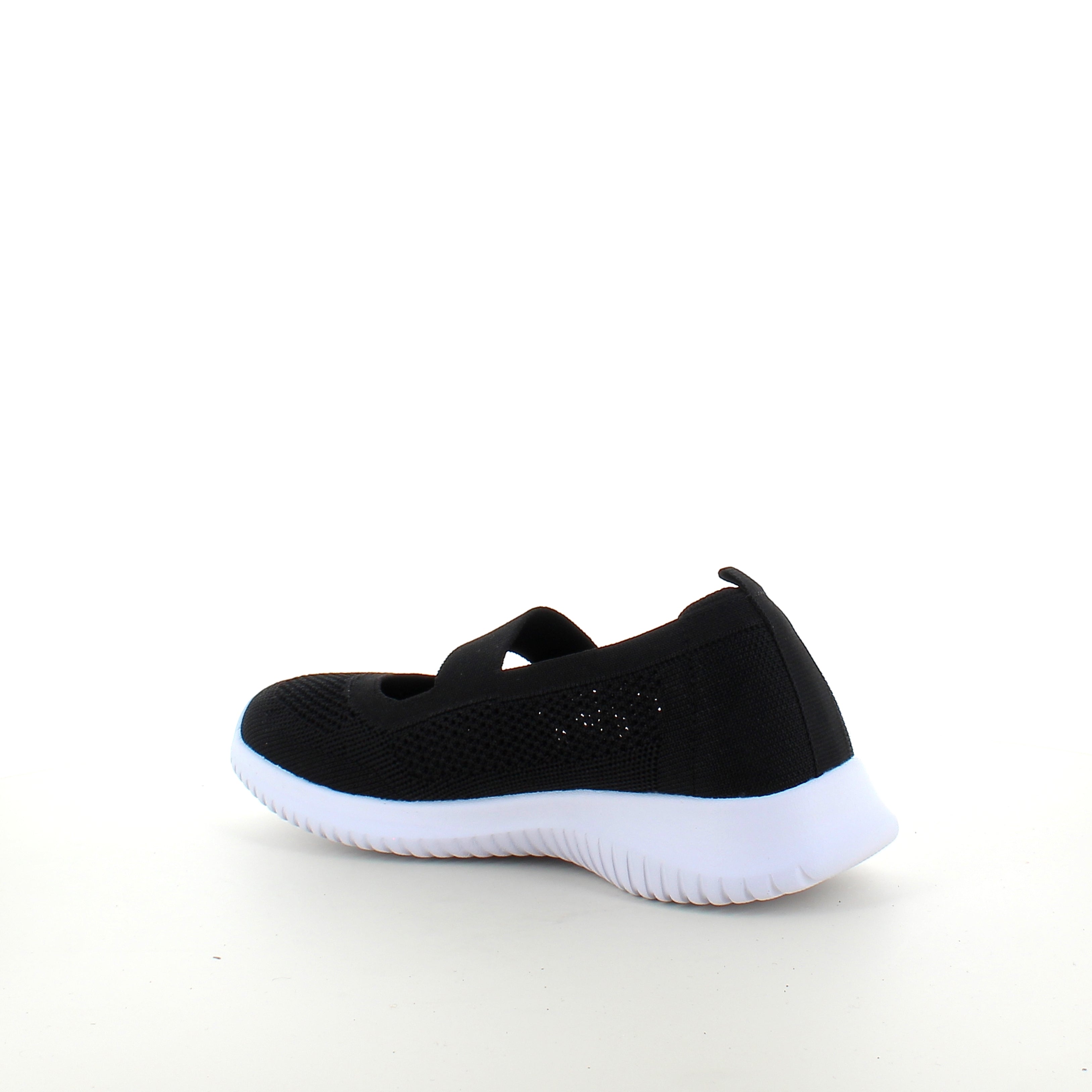 Svart slip-on-ballerina från Endurance med stötdämpning och flexibel komfort