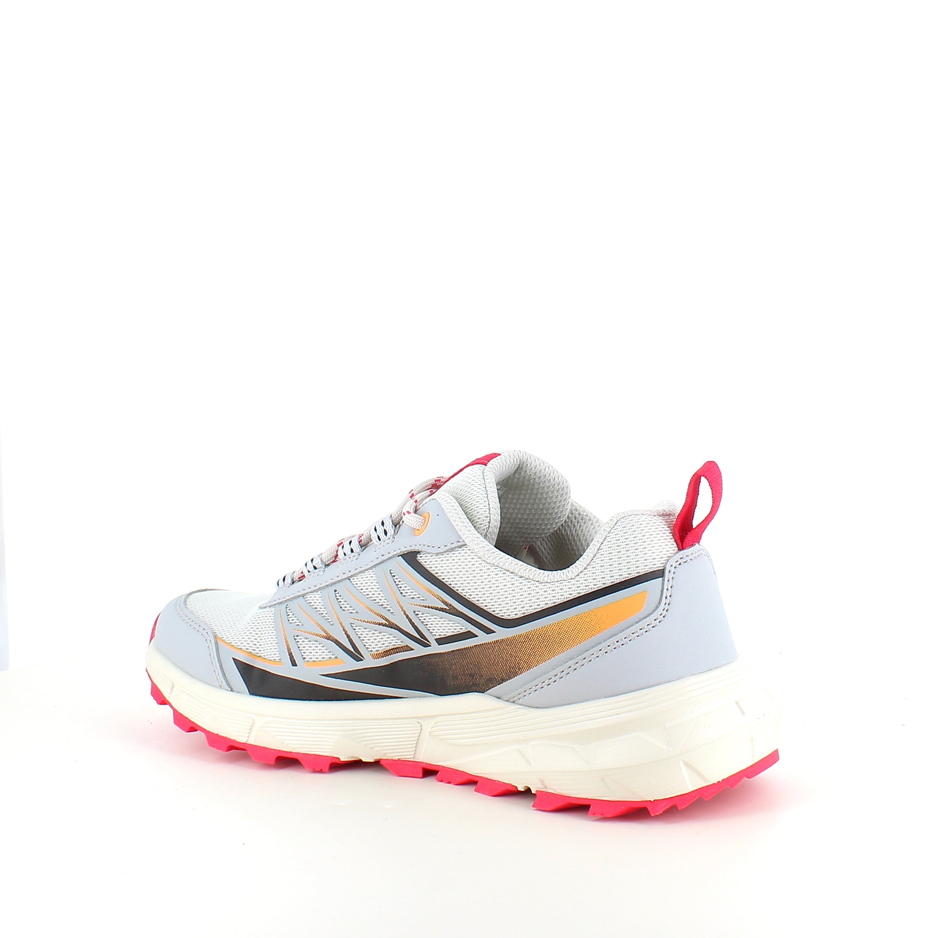Endurance Fadell W Shoes – Lätt och andningsbar sneaker i Glacier Grey med rosa detaljer