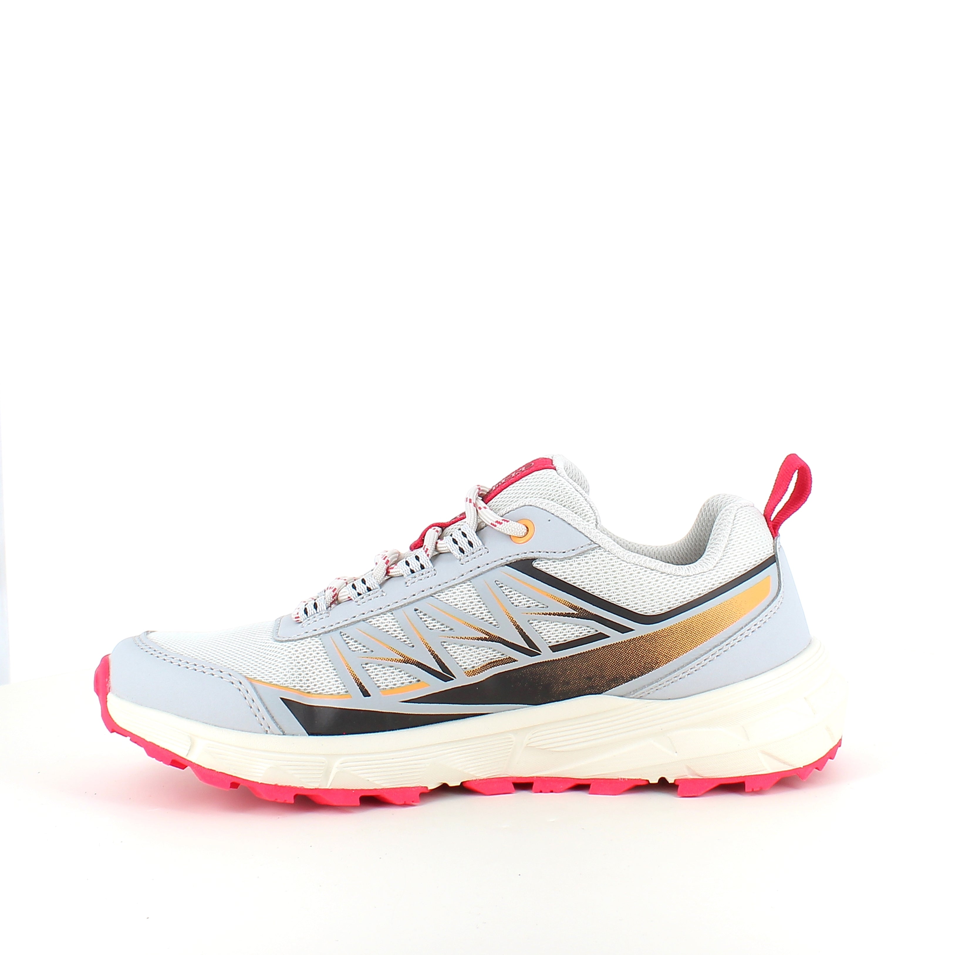 Endurance Fadell W Shoes – Lätt och andningsbar sneaker i Glacier Grey med rosa detaljer