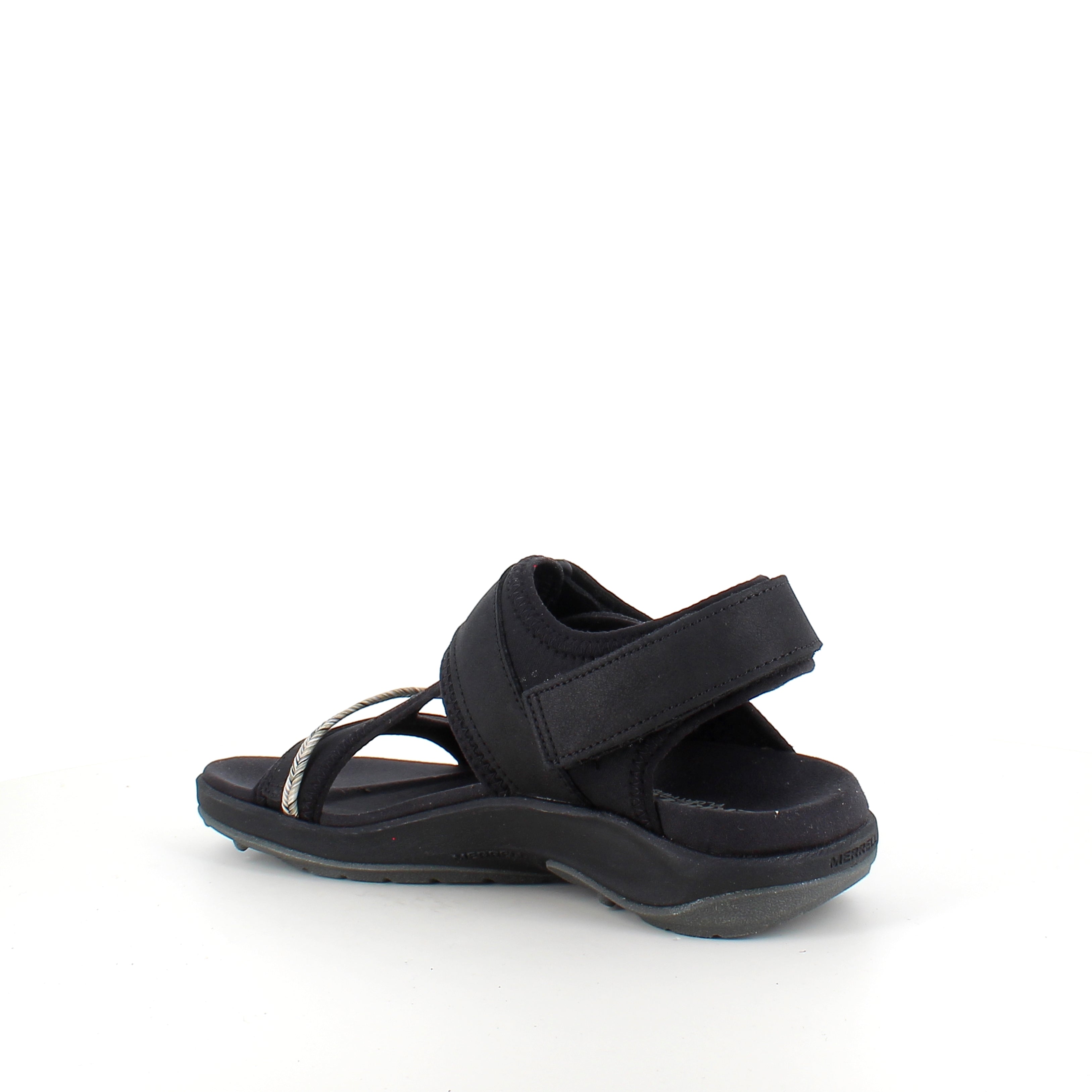 Svart Merrell-sandal – lätt och bekväm sandal med justerbar passform