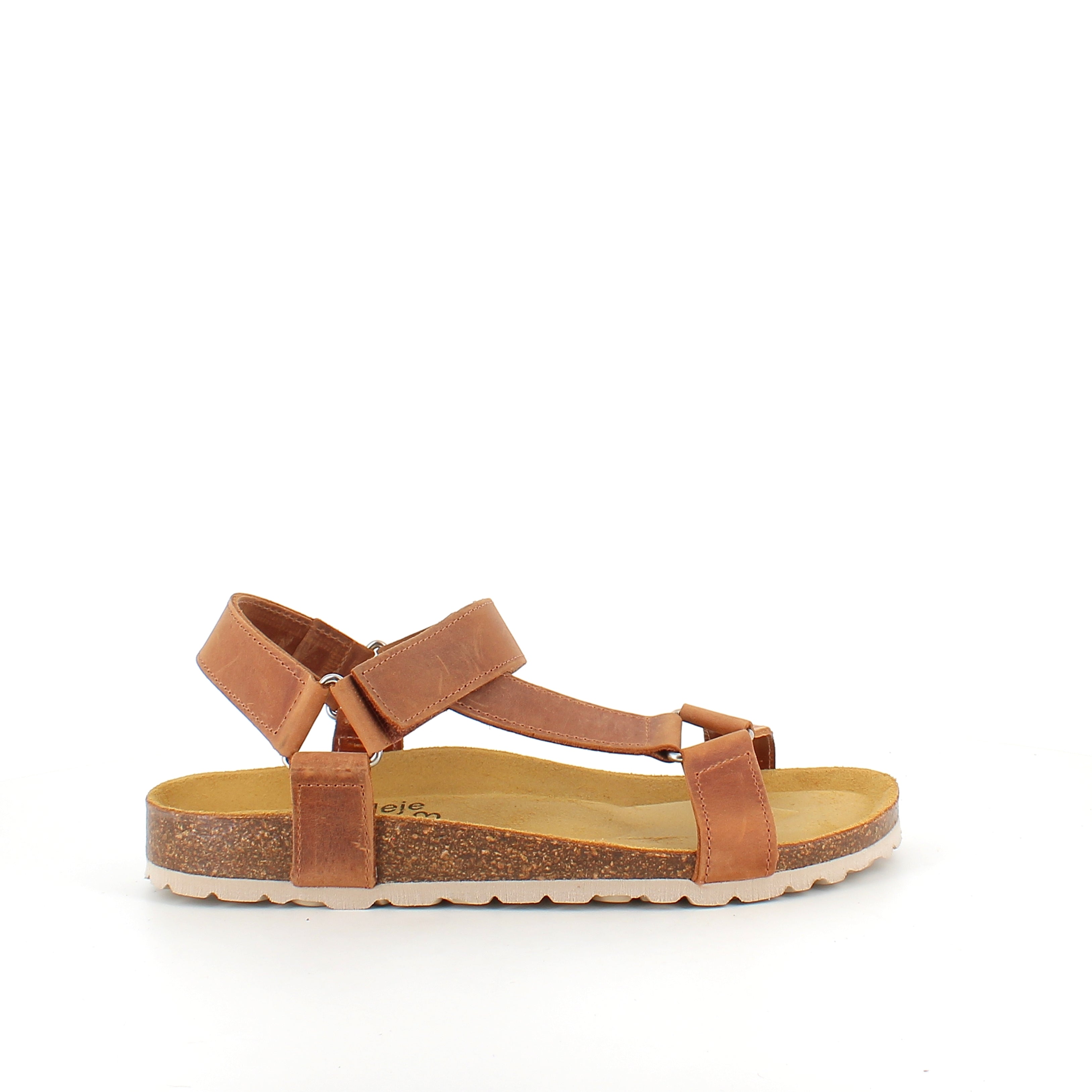 Crazy Brandi sandal i brunt läder – komfortsandal med fast passform | SSKbutiken.se