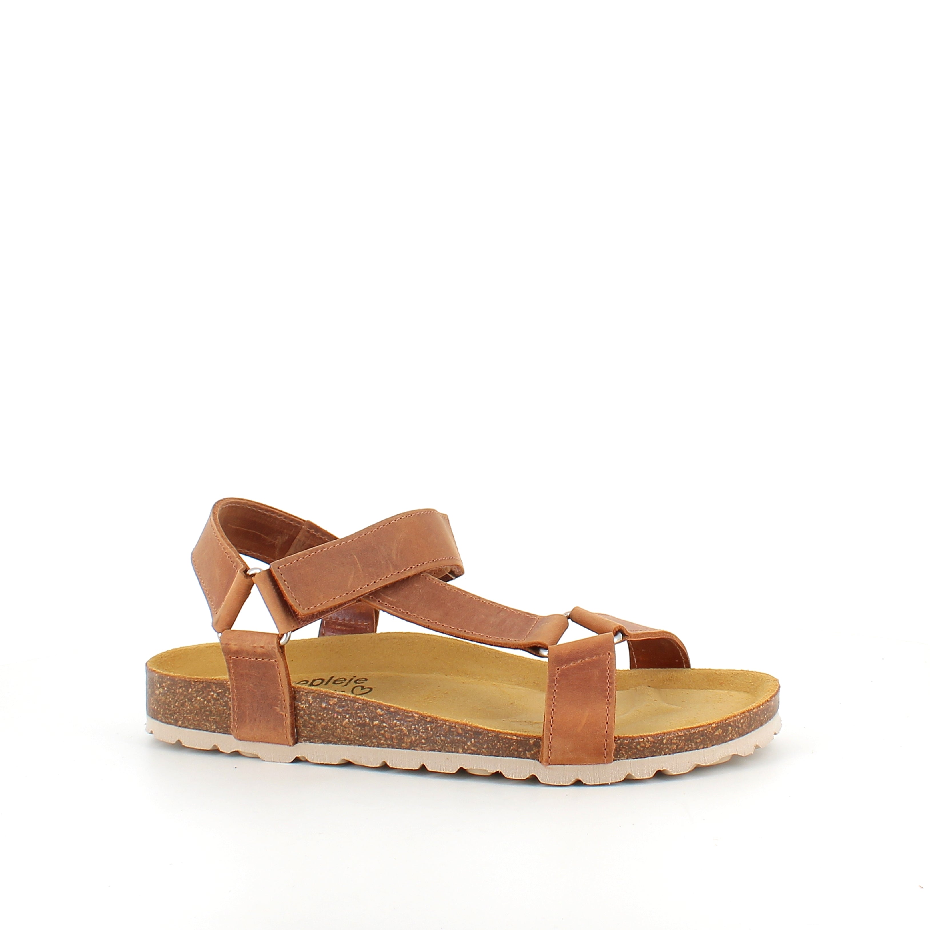 Crazy Brandi sandal i brunt läder – komfortsandal med fast passform | SSKbutiken.se