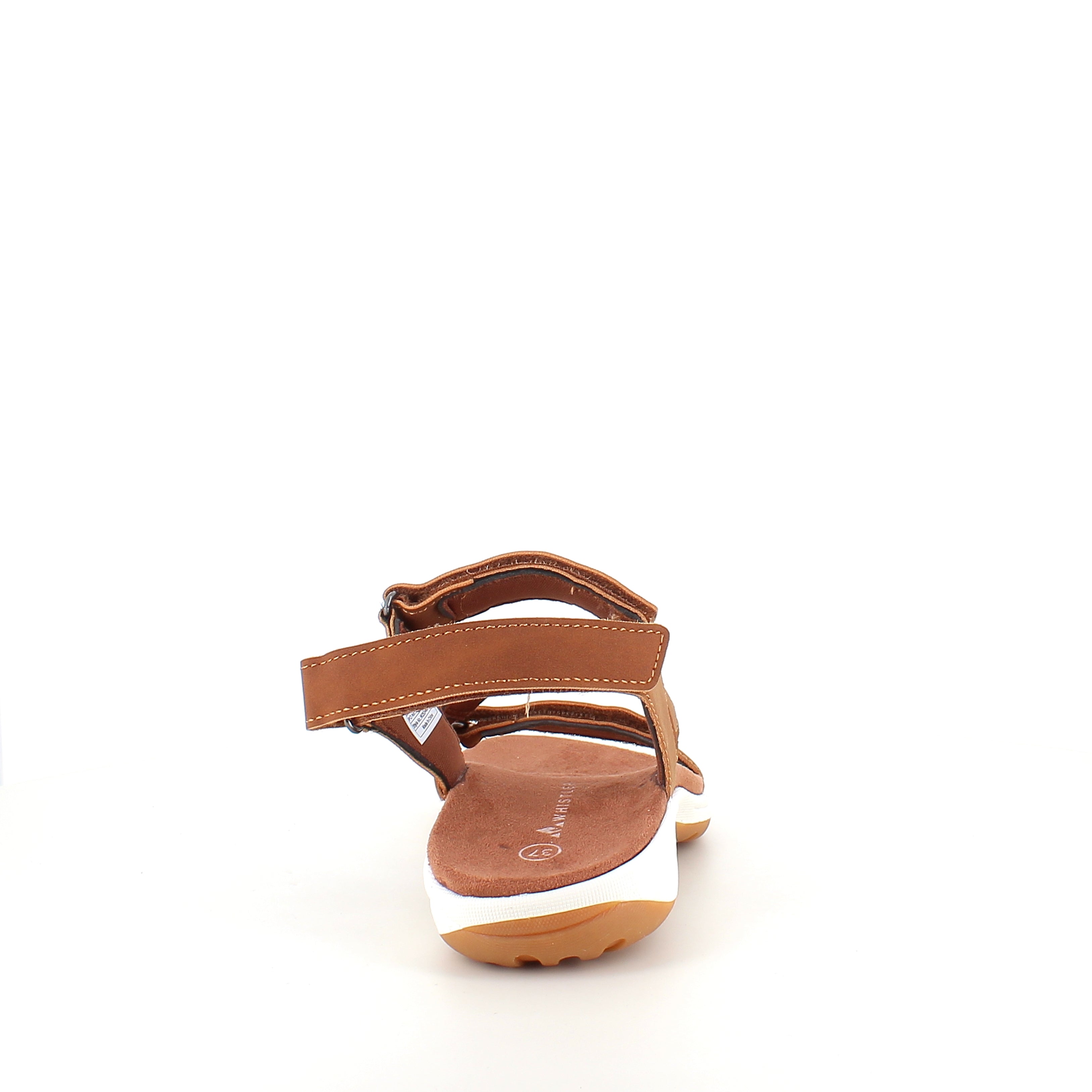 Malena W sandal – brun sandal med bra fotvalvsstöd & justerbara remmar