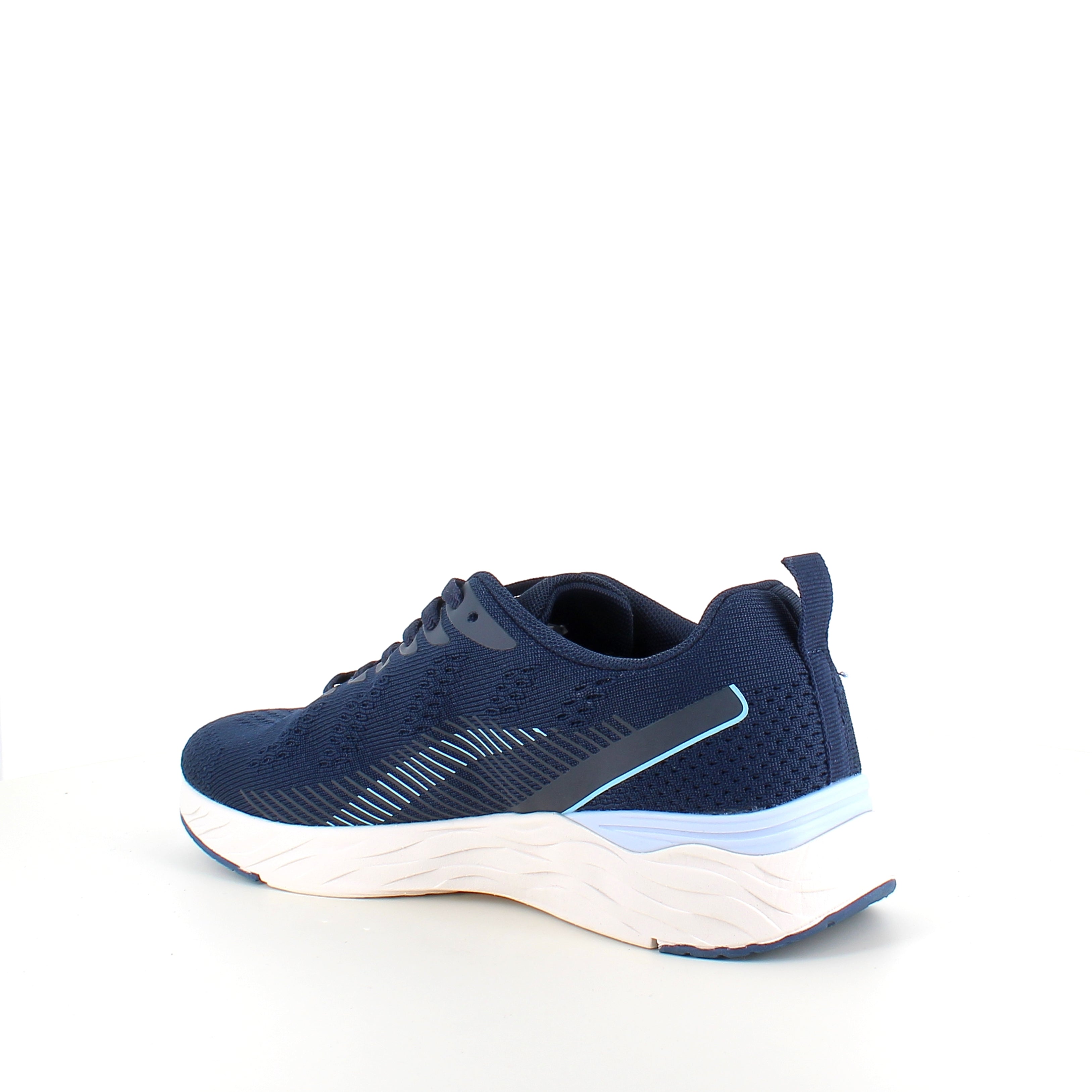 Linares W Wide Fit Shoe – mörkblå lättviktsko med extra bred läst