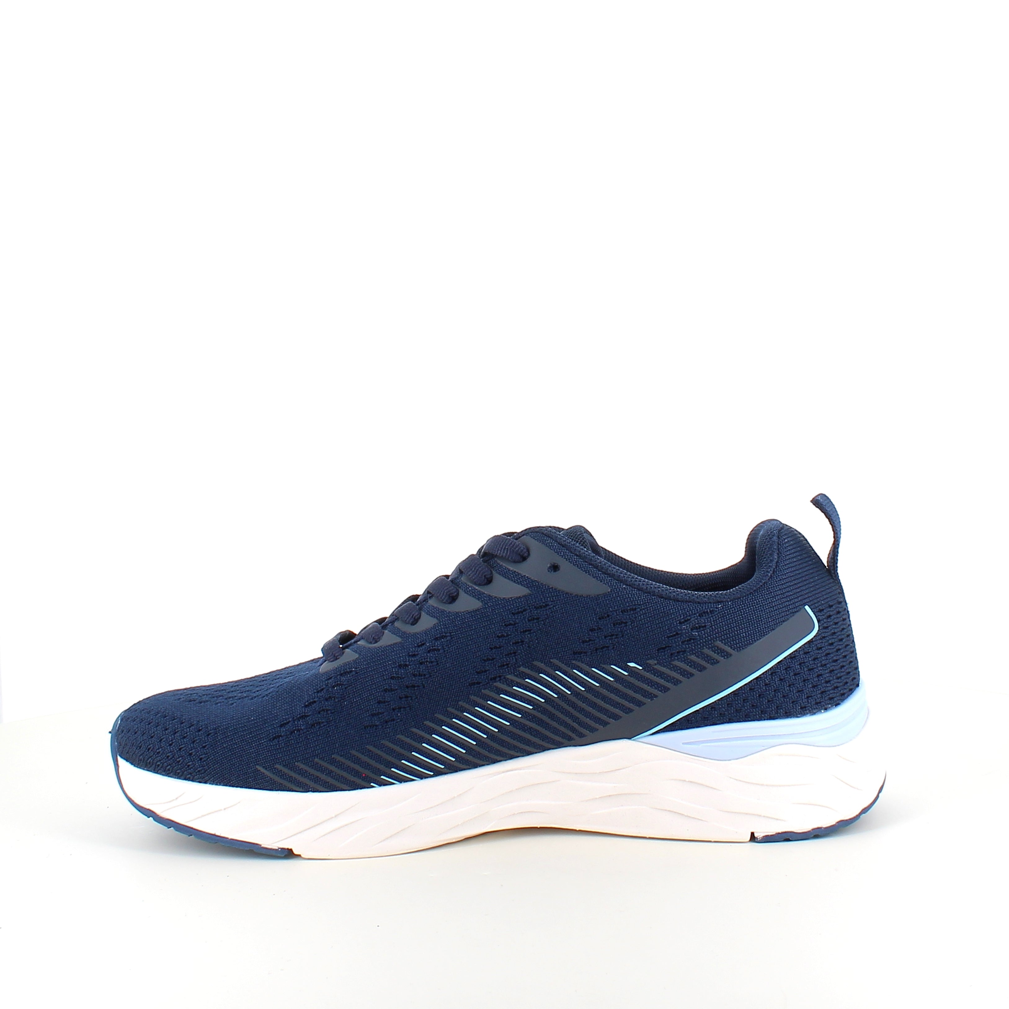 Linares W Wide Fit Shoe – mörkblå lättviktsko med extra bred läst