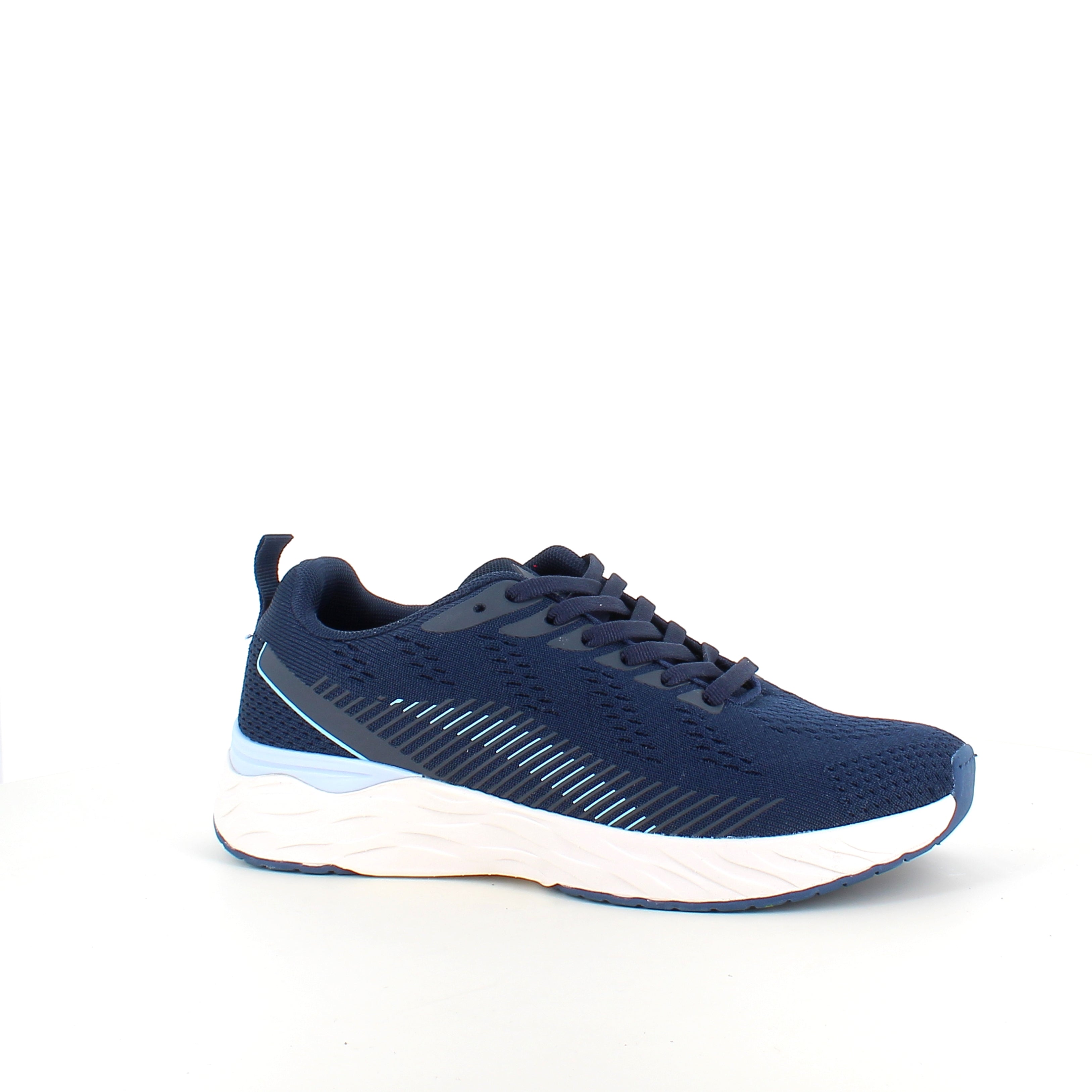 Linares W Wide Fit Shoe – mörkblå lättviktsko med extra bred läst