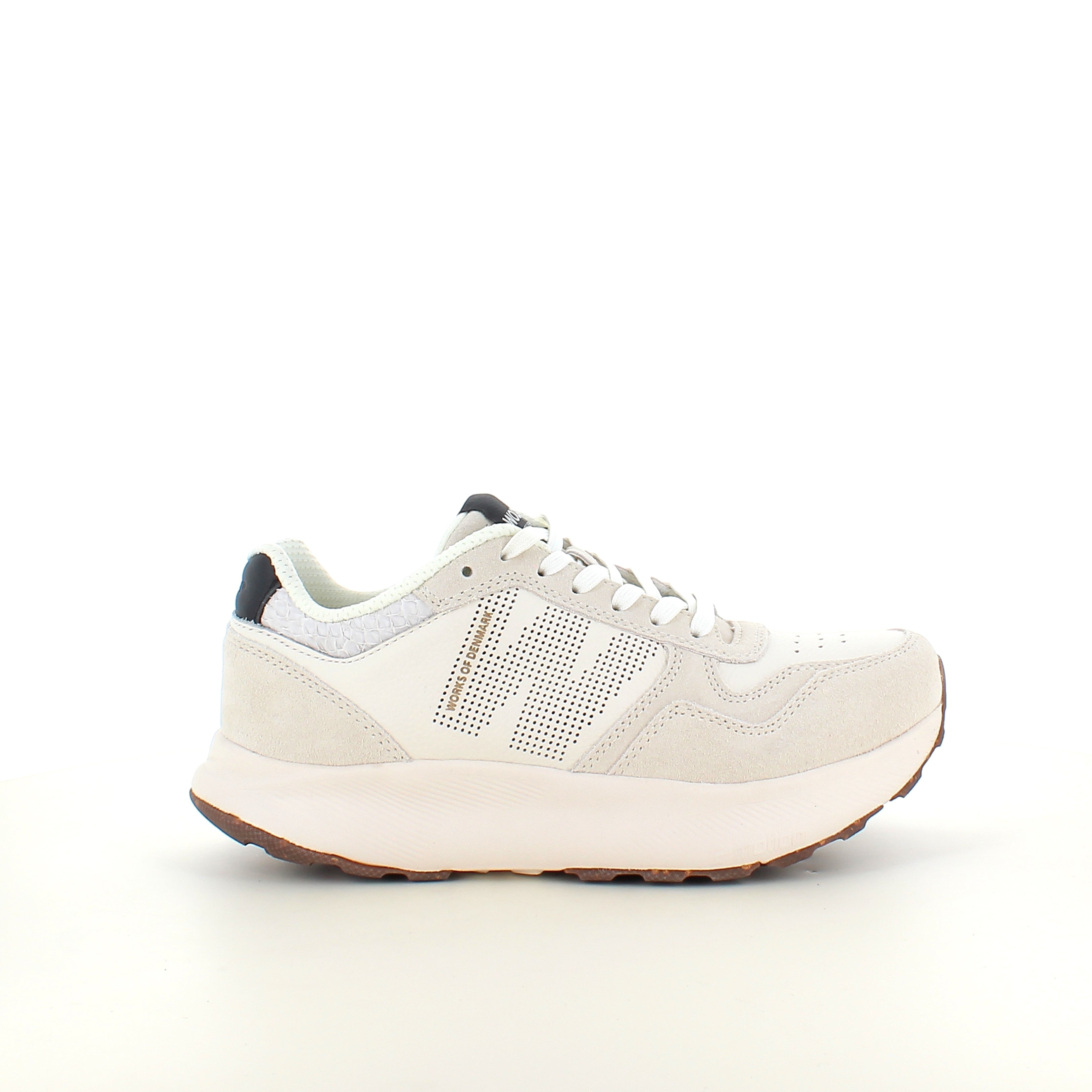 Mathilde Runner Leather – Blanc de Blanc från WODEN