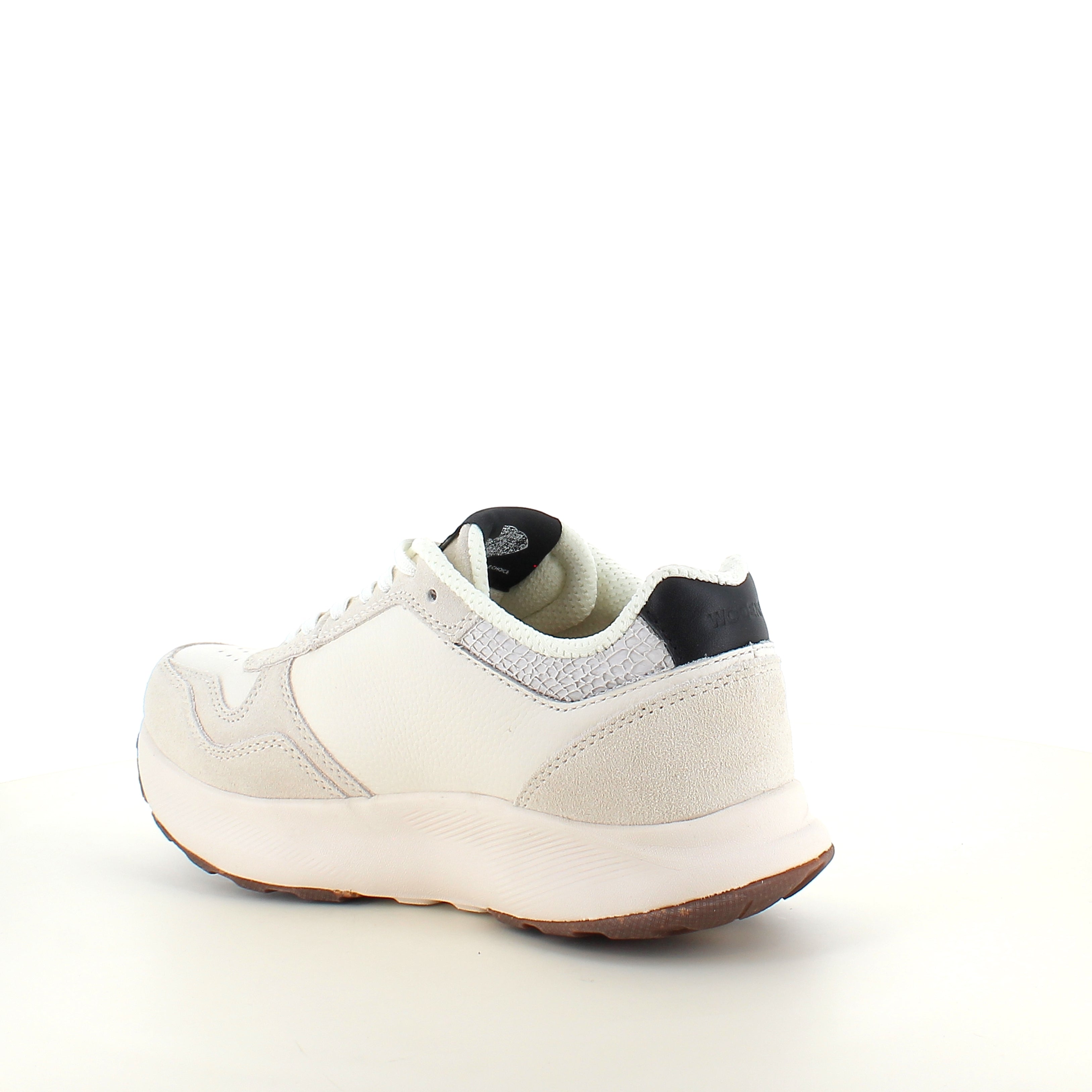 Mathilde Runner Leather – Blanc de Blanc från WODEN