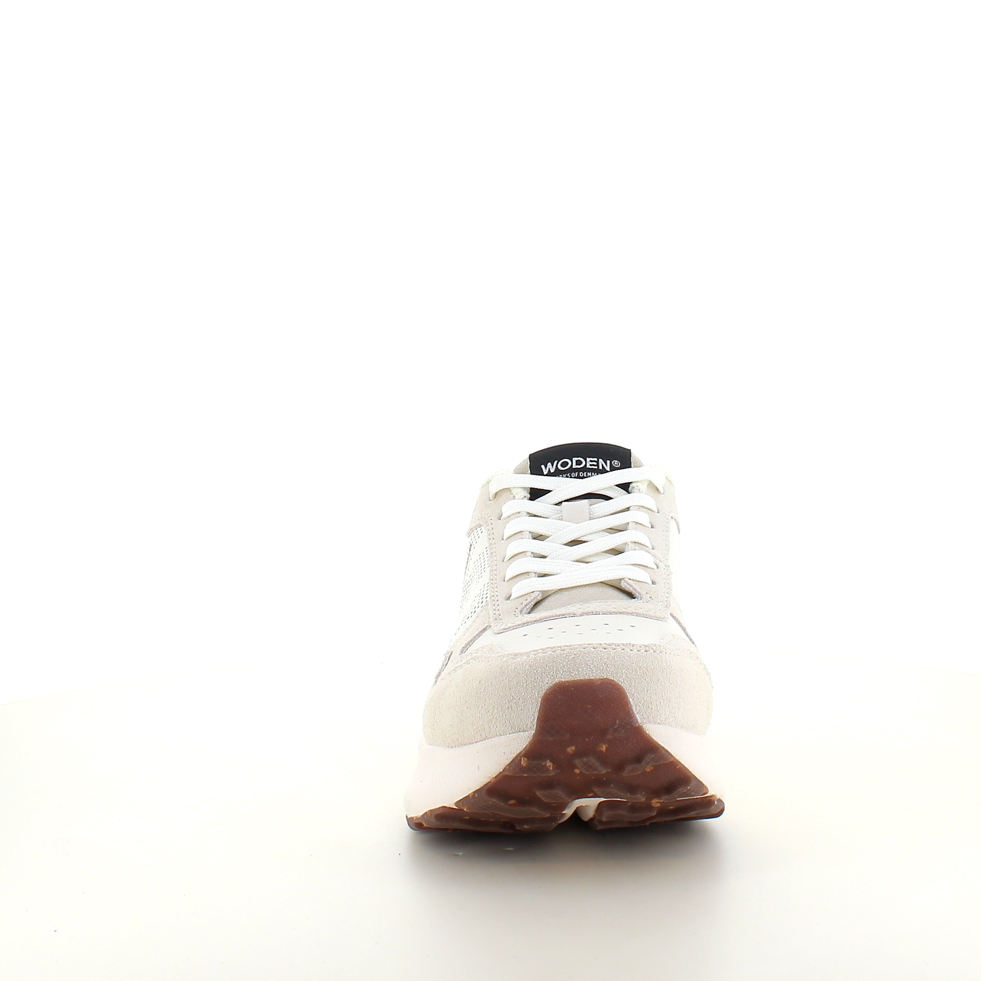 Mathilde Runner Leather – Blanc de Blanc från WODEN