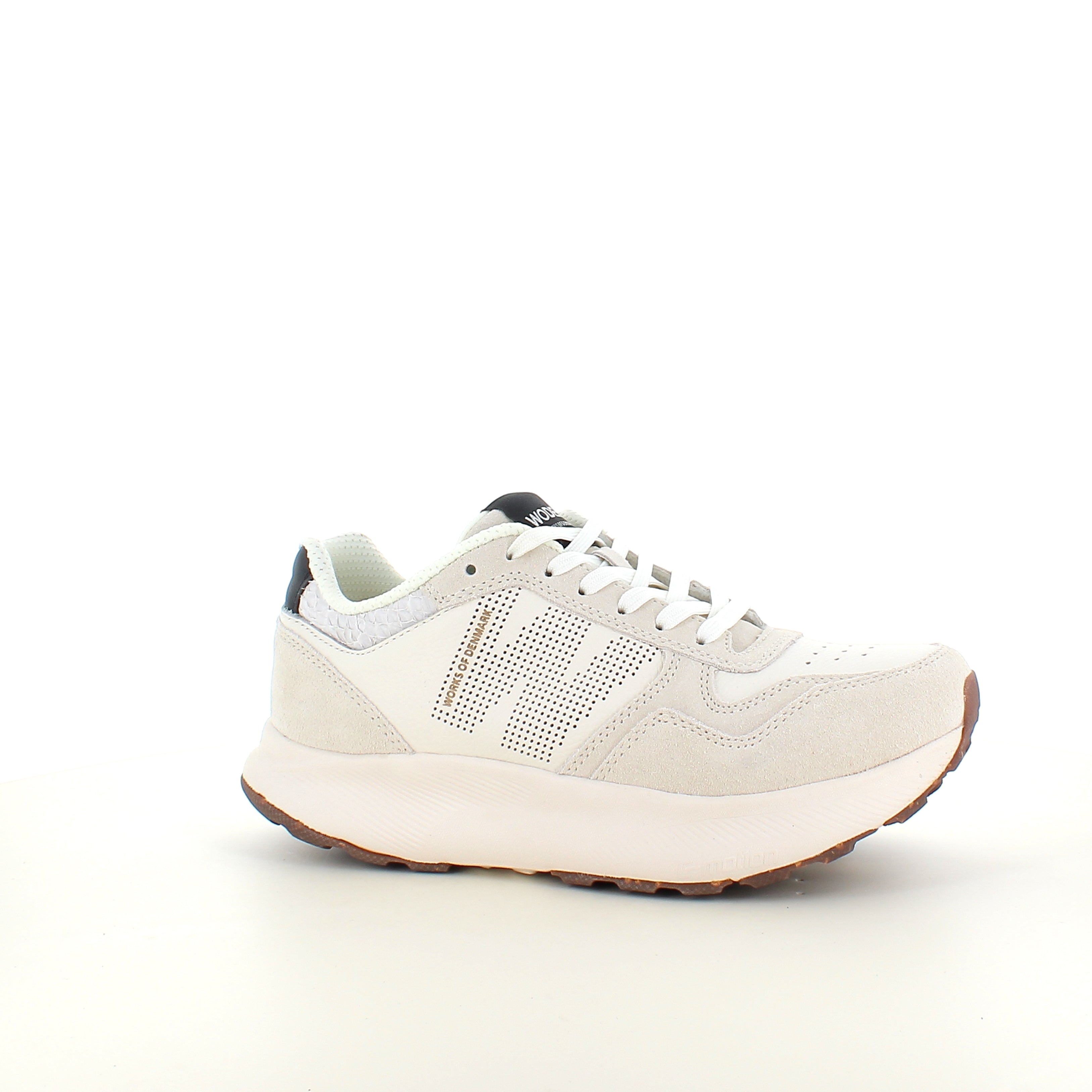 Mathilde Runner Leather – Blanc de Blanc från WODEN
