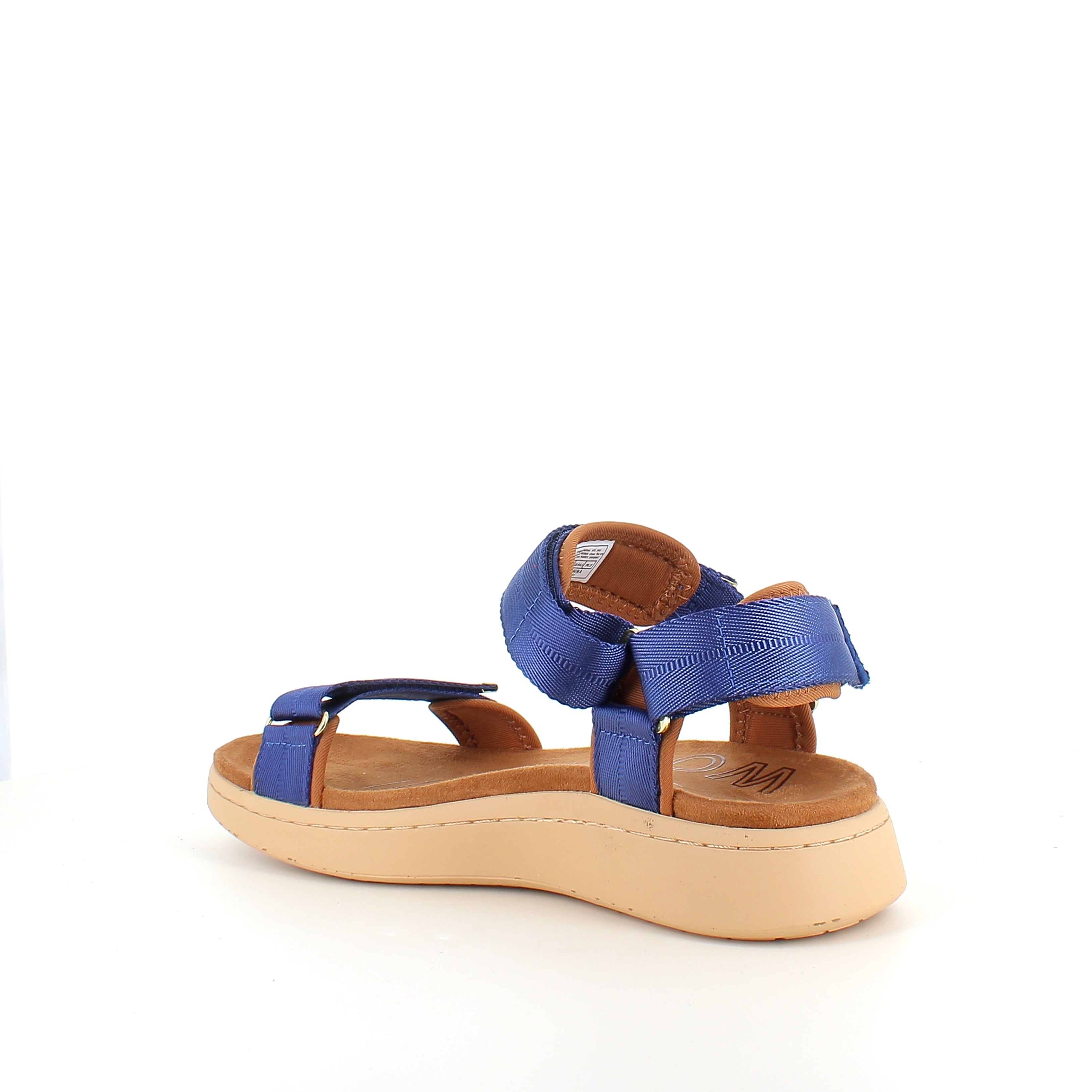 Woden Line sandal – koboltblå