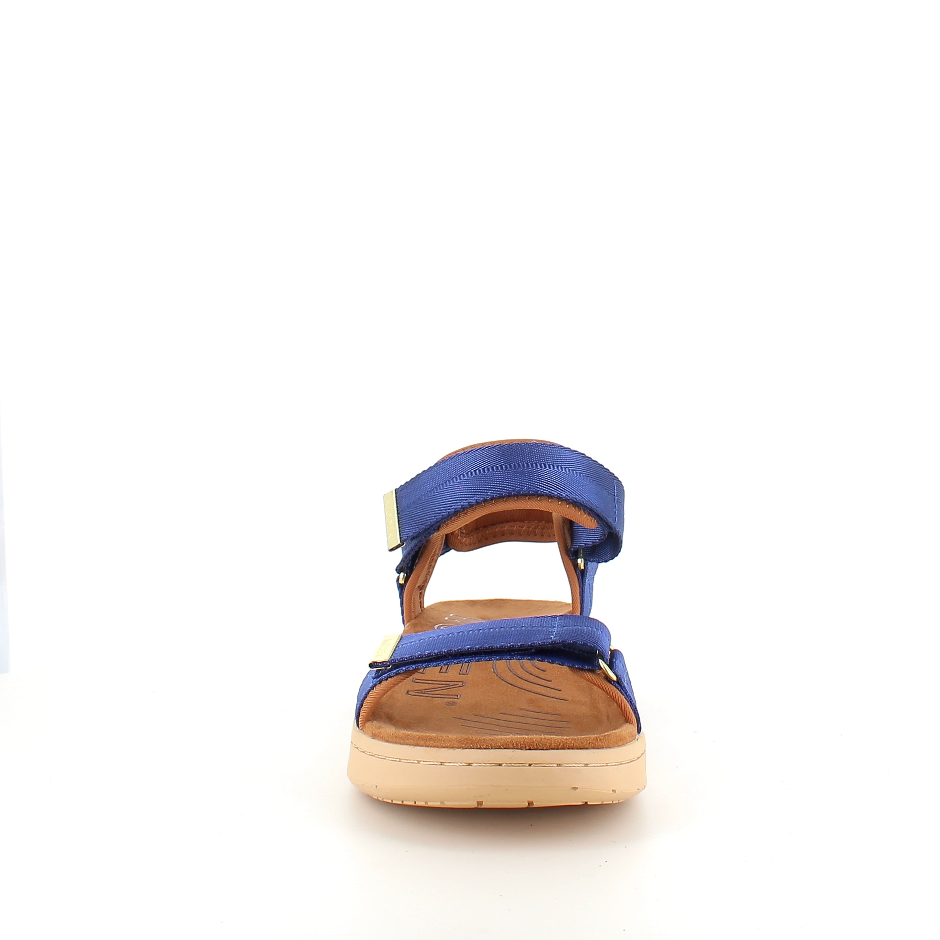 Woden Line sandal – koboltblå