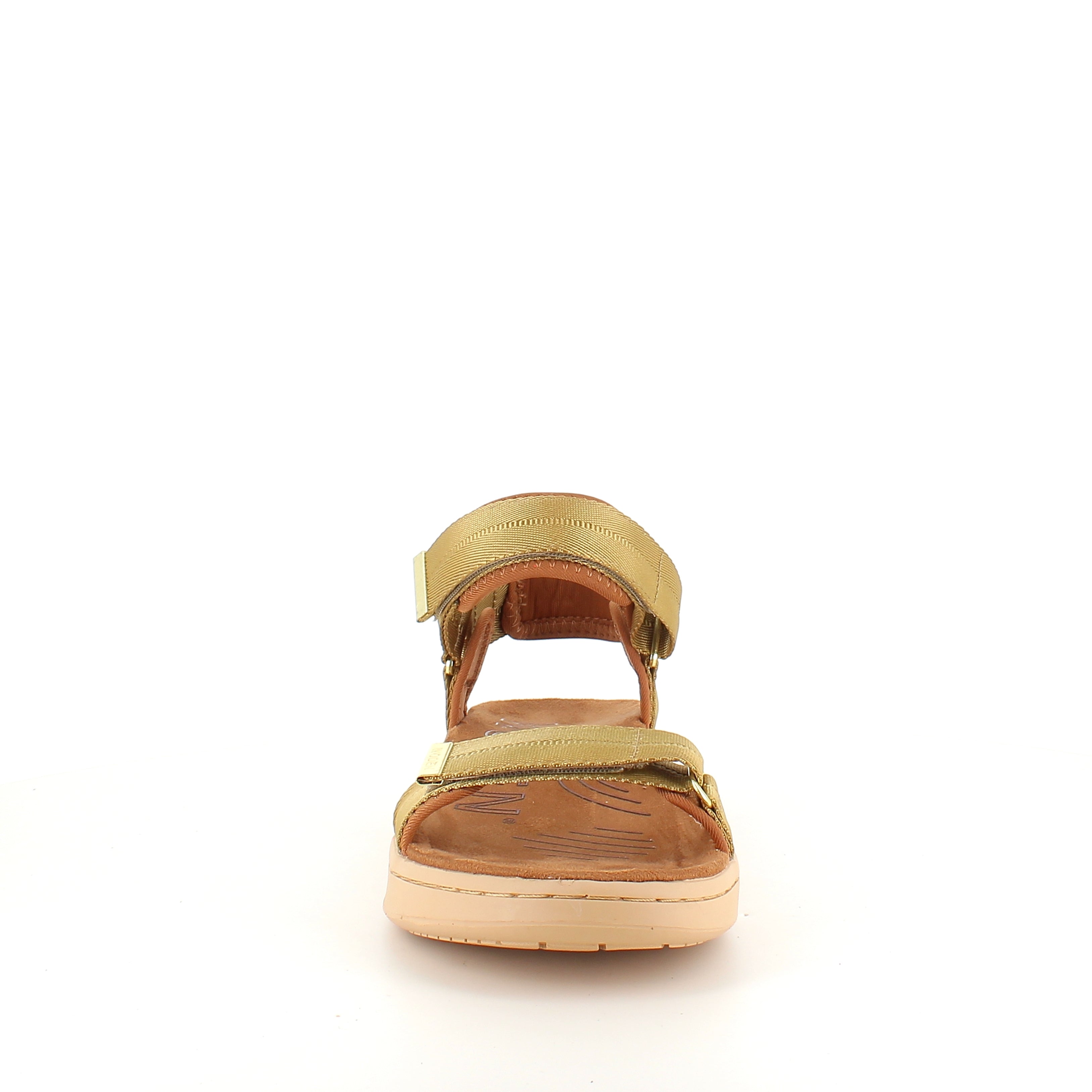 Woden sandal – Khaki (gyllene nyans)