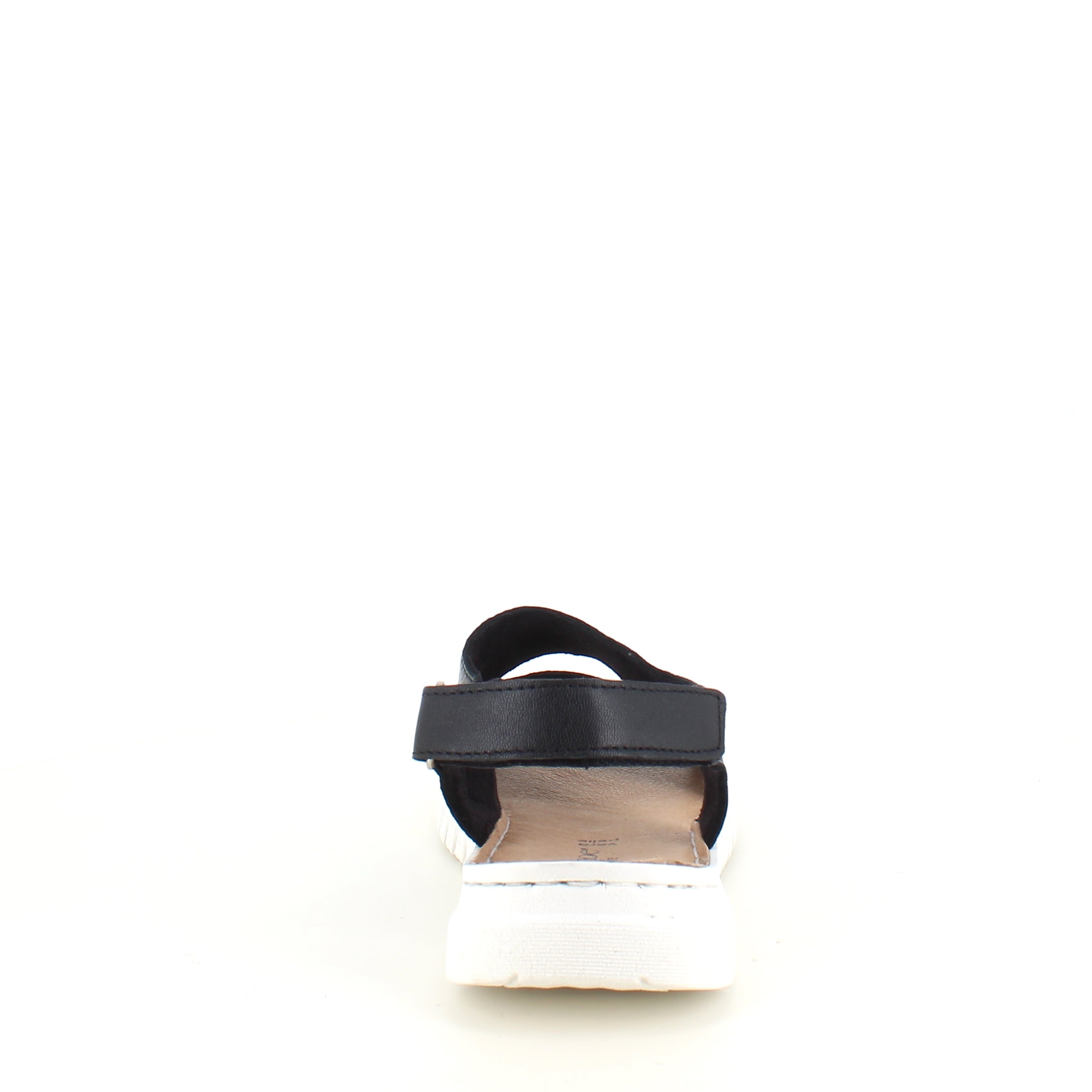 Mjuk svart lädersandal från Relaxshoe