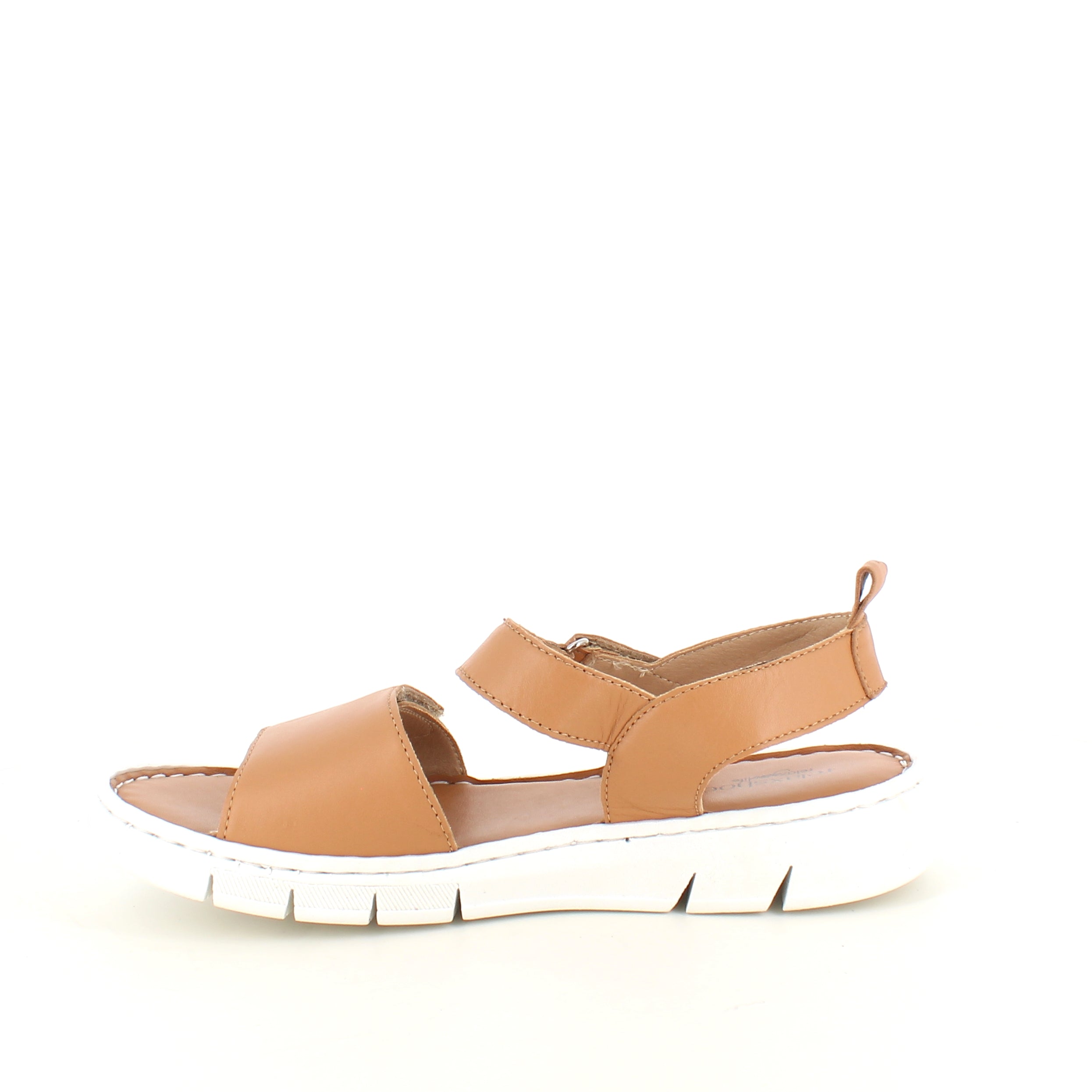 Mjuk och flexibel lädersandal i brunt från Relaxshoe