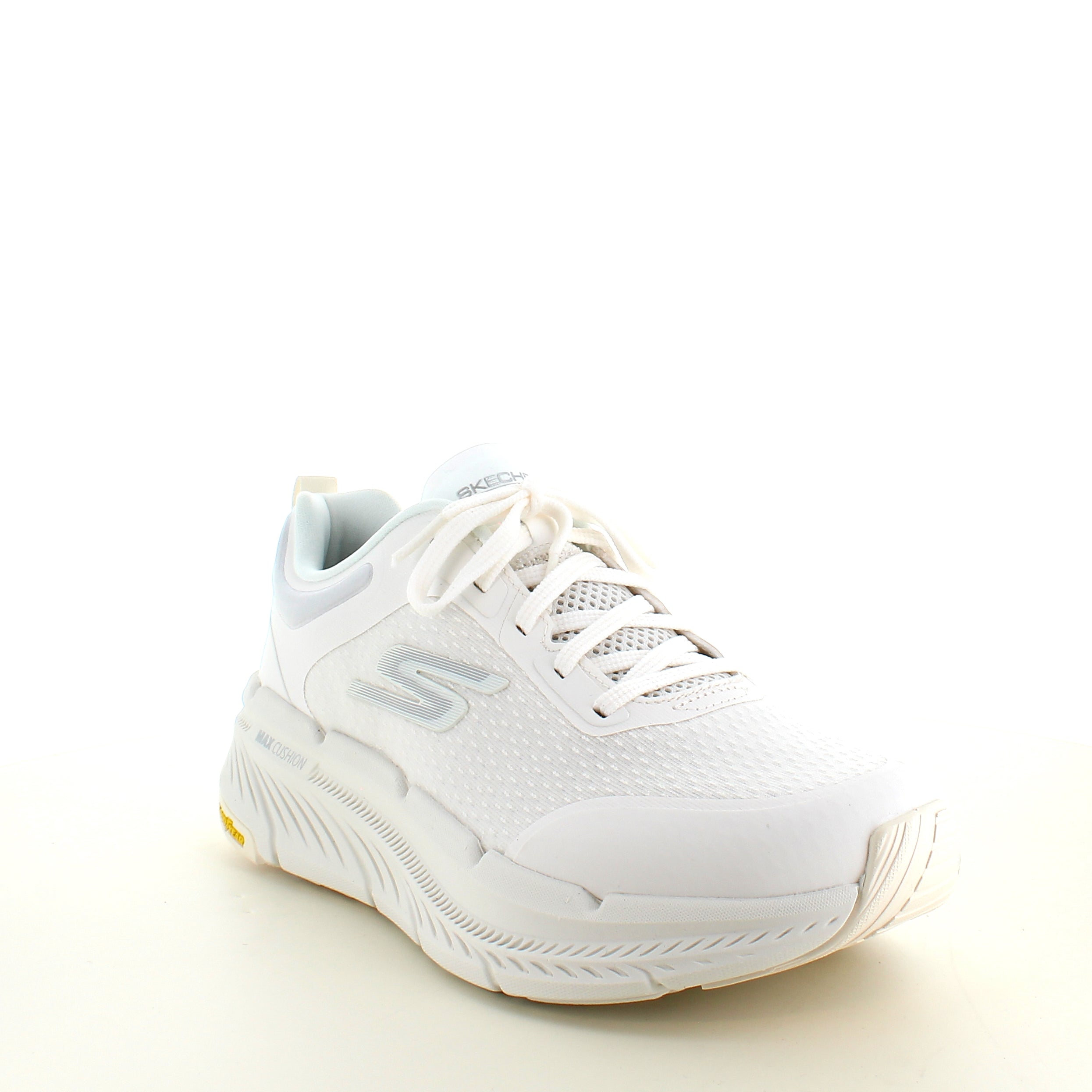 Andningsbar vit MaxCushioning-sko från Skechers