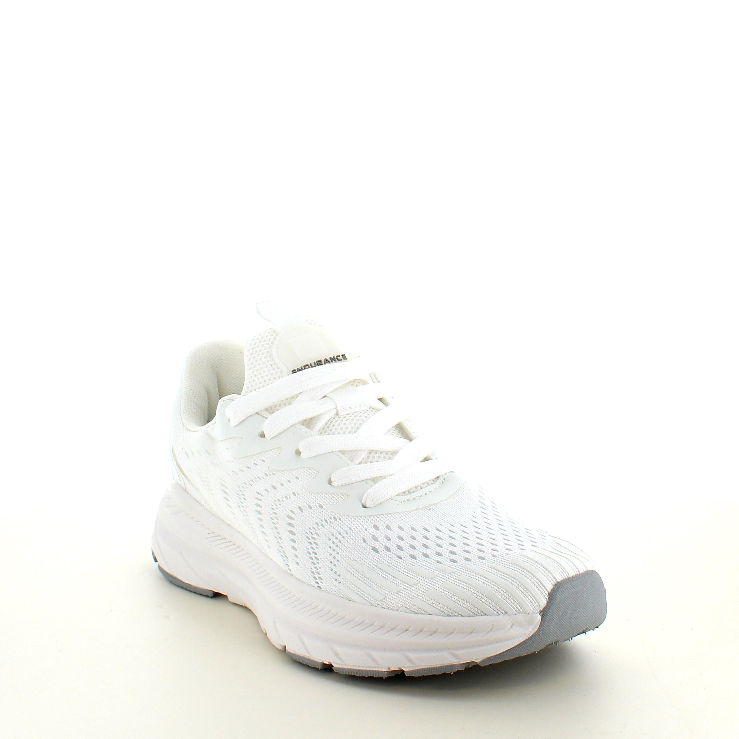 Endurance vit sneaker – andningsbar komfort med stötdämpning & lätt hålfotsstöd