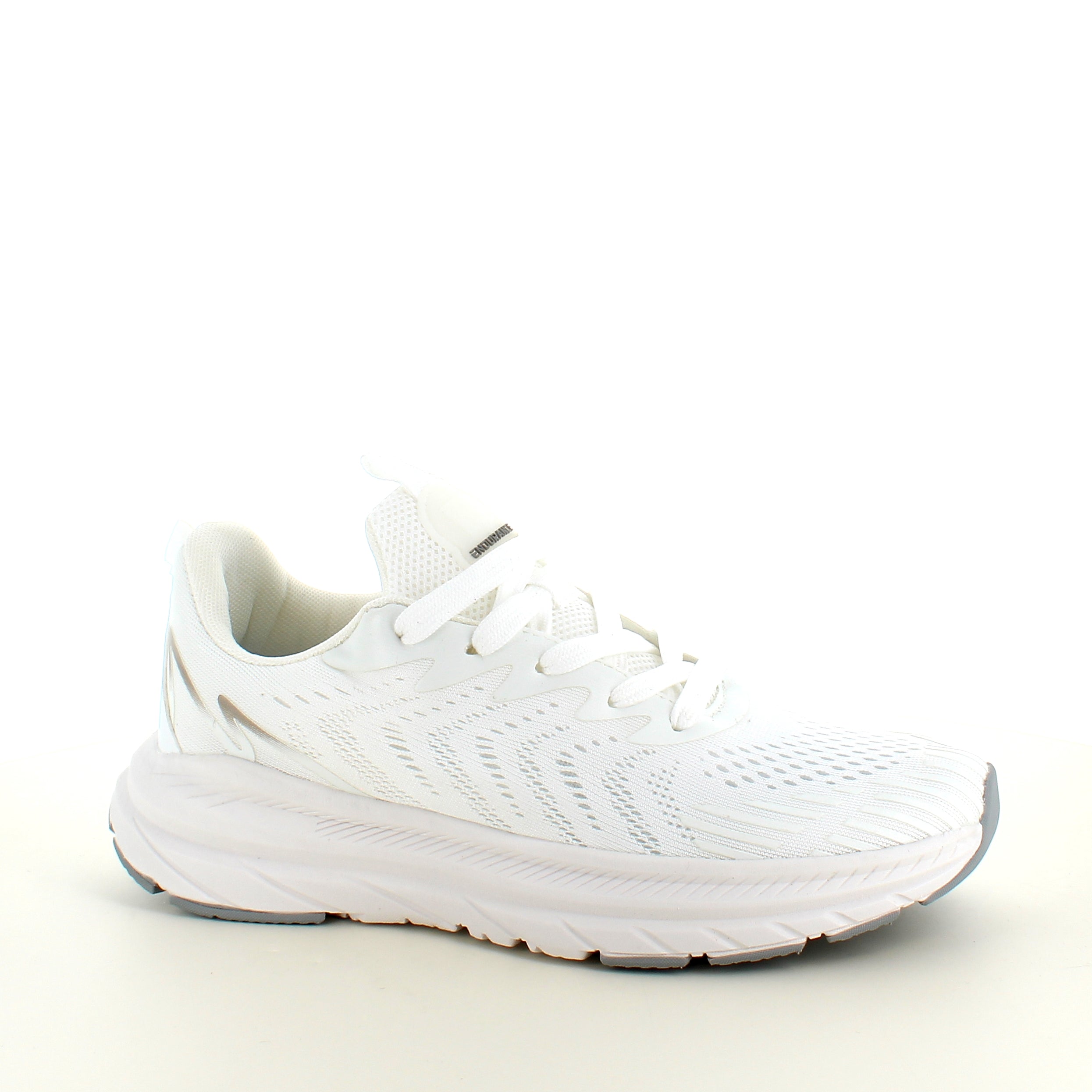 Endurance vit sneaker – andningsbar komfort med stötdämpning & lätt hålfotsstöd