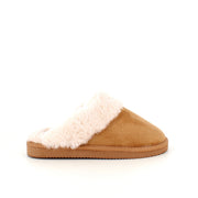 Bruna slip-on-tofflor med bred passform