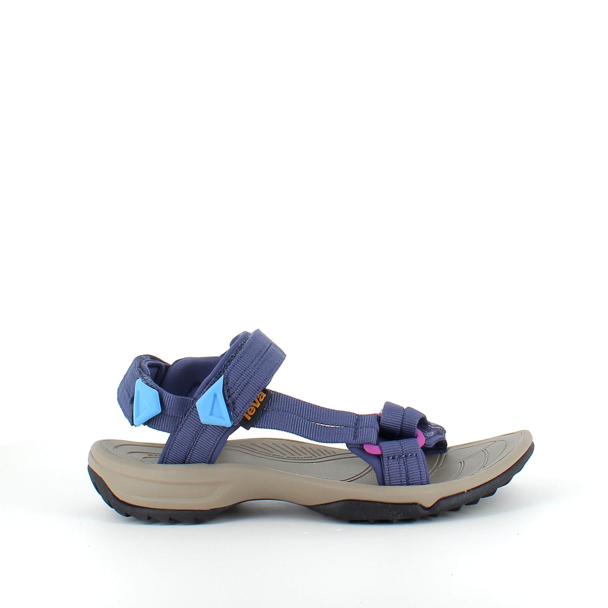 Blå Teva Tirra-sandal från Teva med hålfotsstöd och komfort