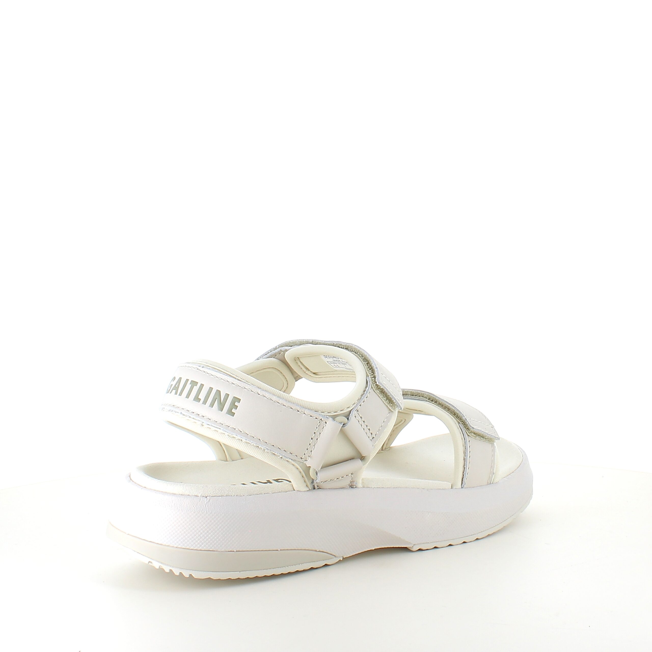 Gaitline sandal – vit med vit sula & SGL Technology™