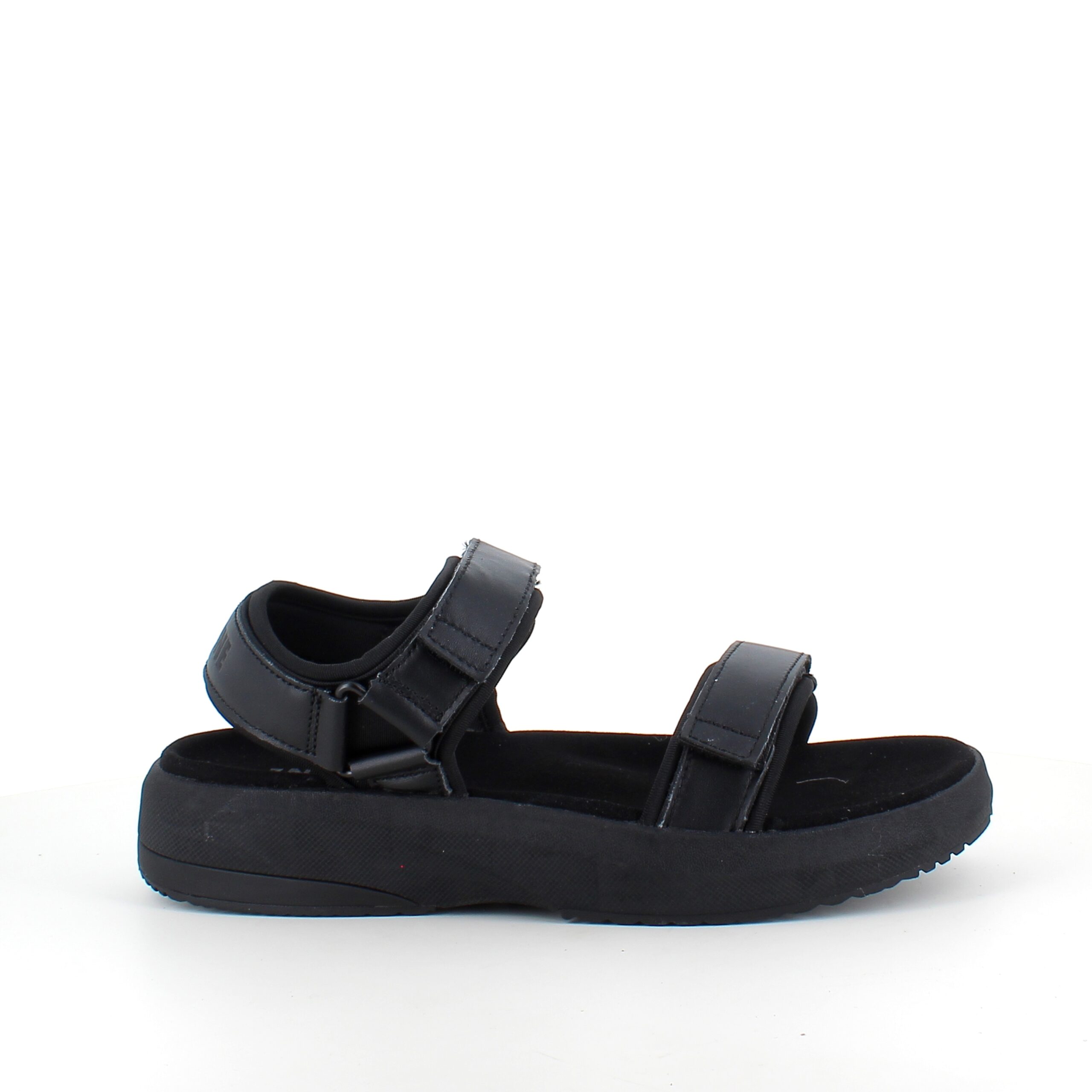 Gaitline sandal – svart med svart sula & SGL Technology™