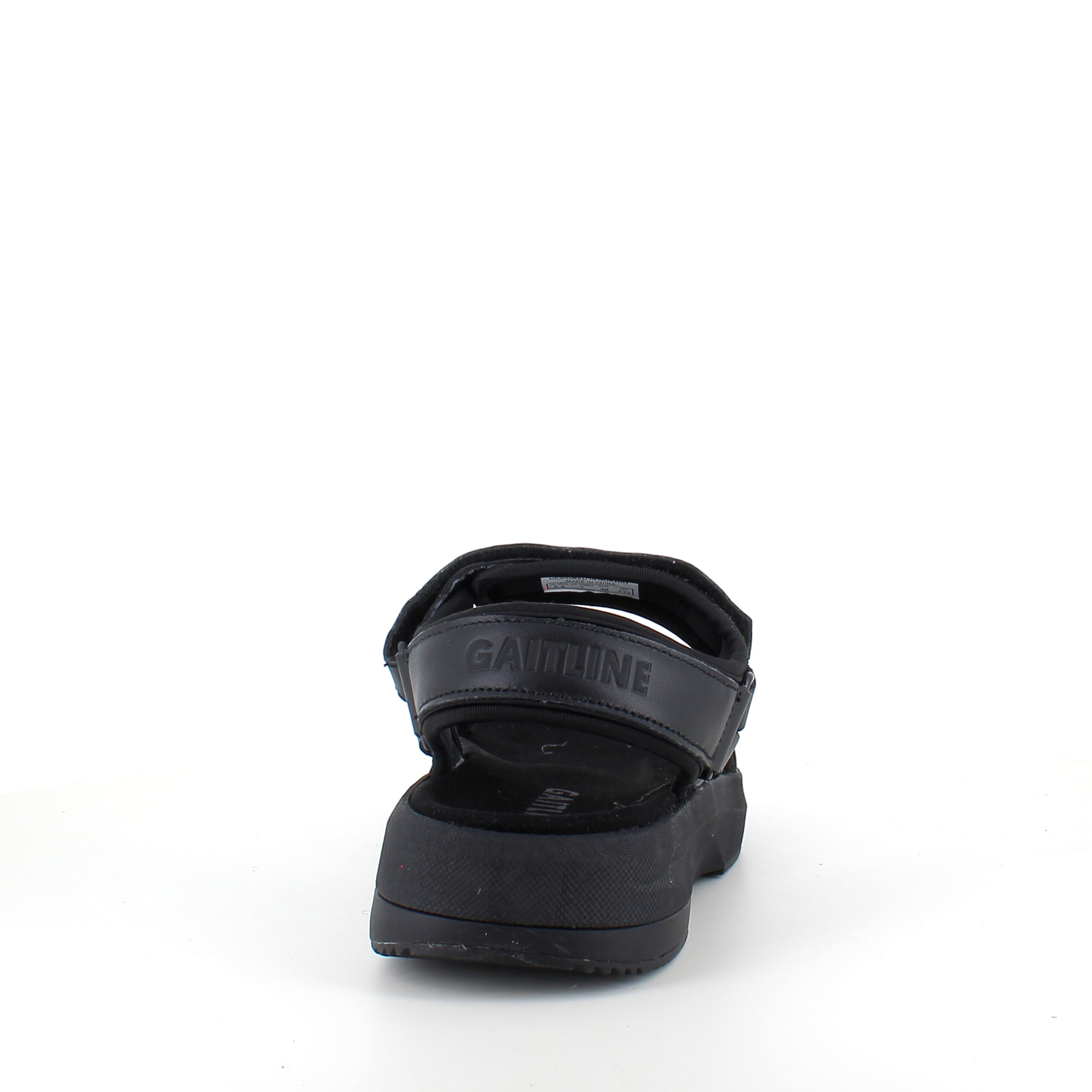 Gaitline sandal – svart med svart sula & SGL Technology™