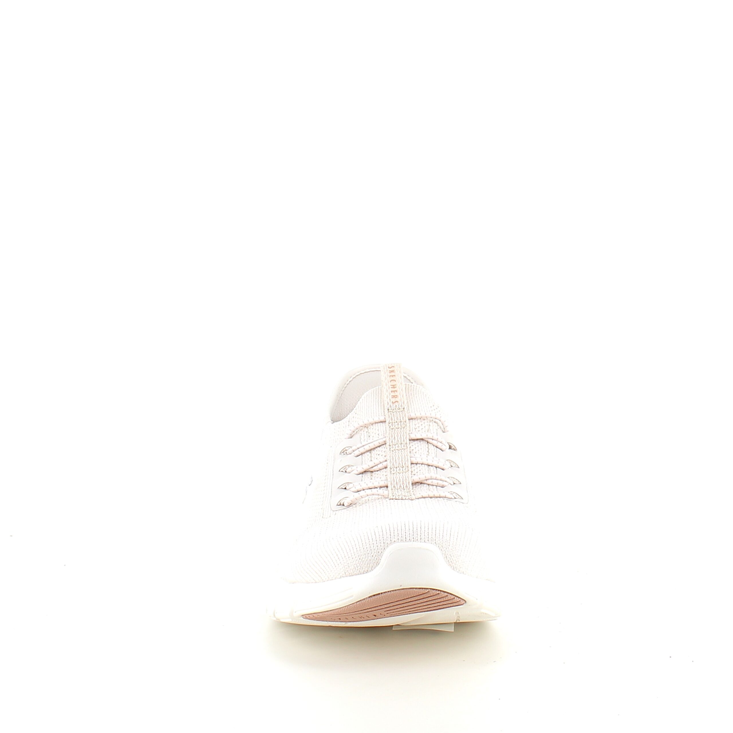 Beige Skechers slip-ins med svangstöd