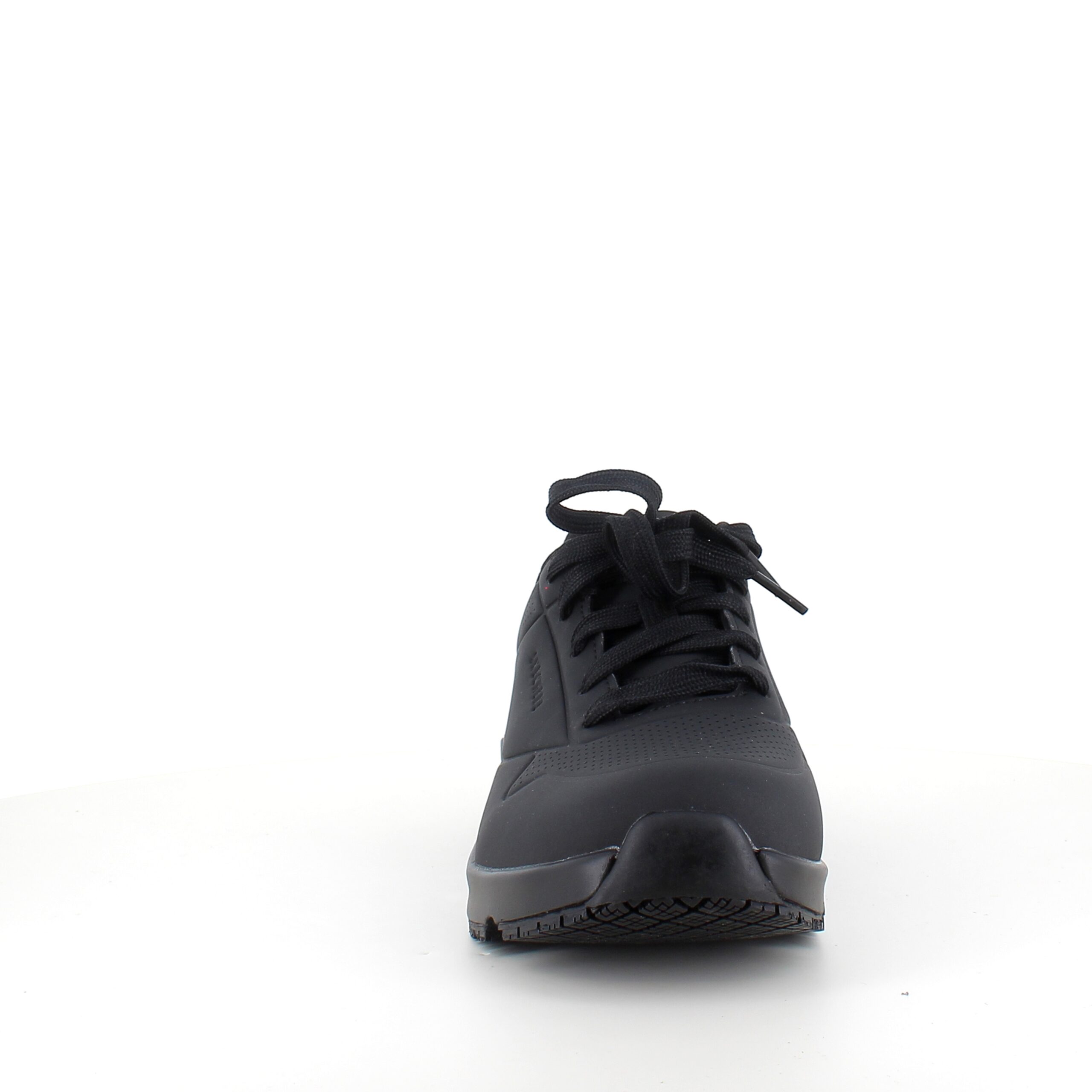 Svarta halkfria arbetsskor från Skechers med ESD