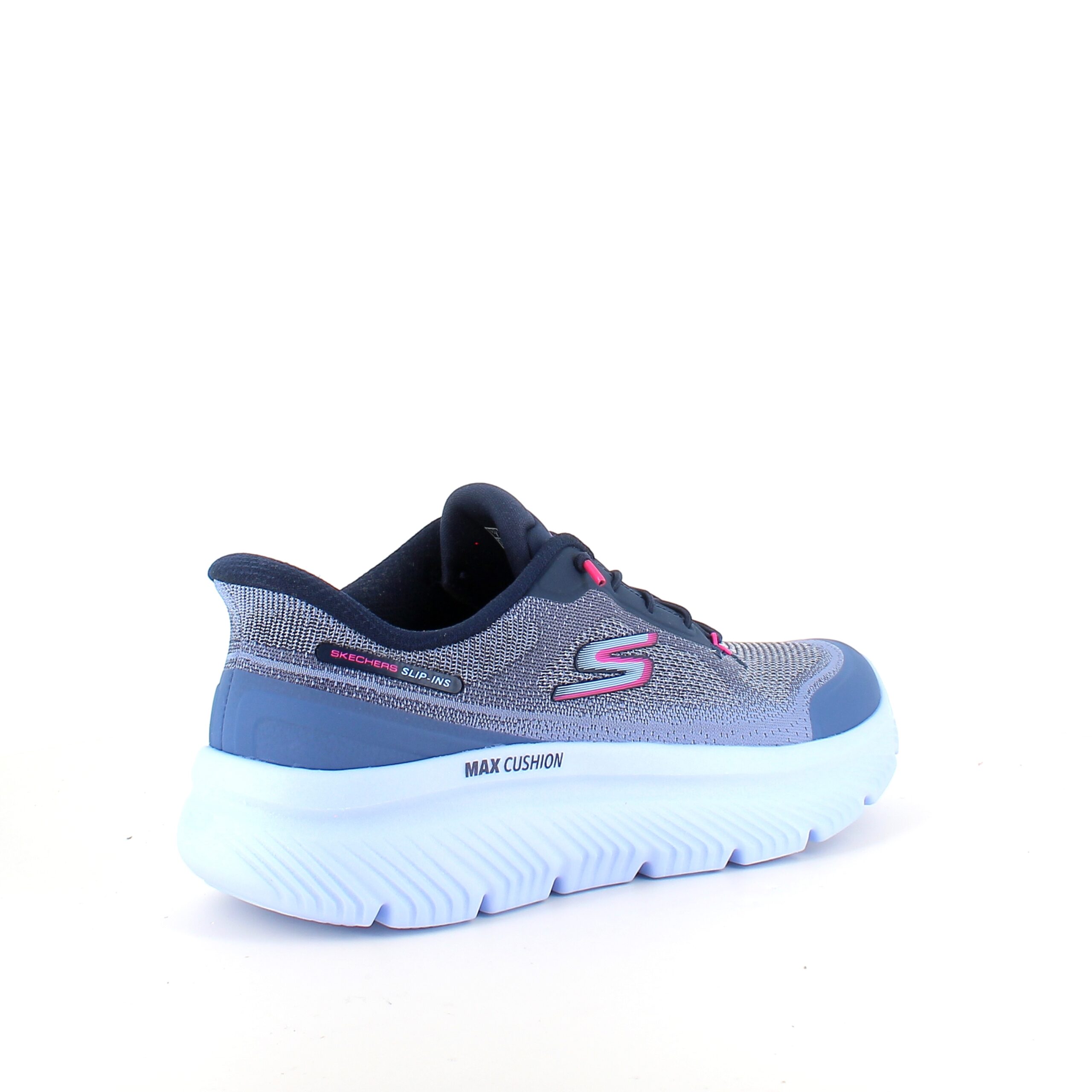 Skechers slip-on-skor i blått med Max Cushion