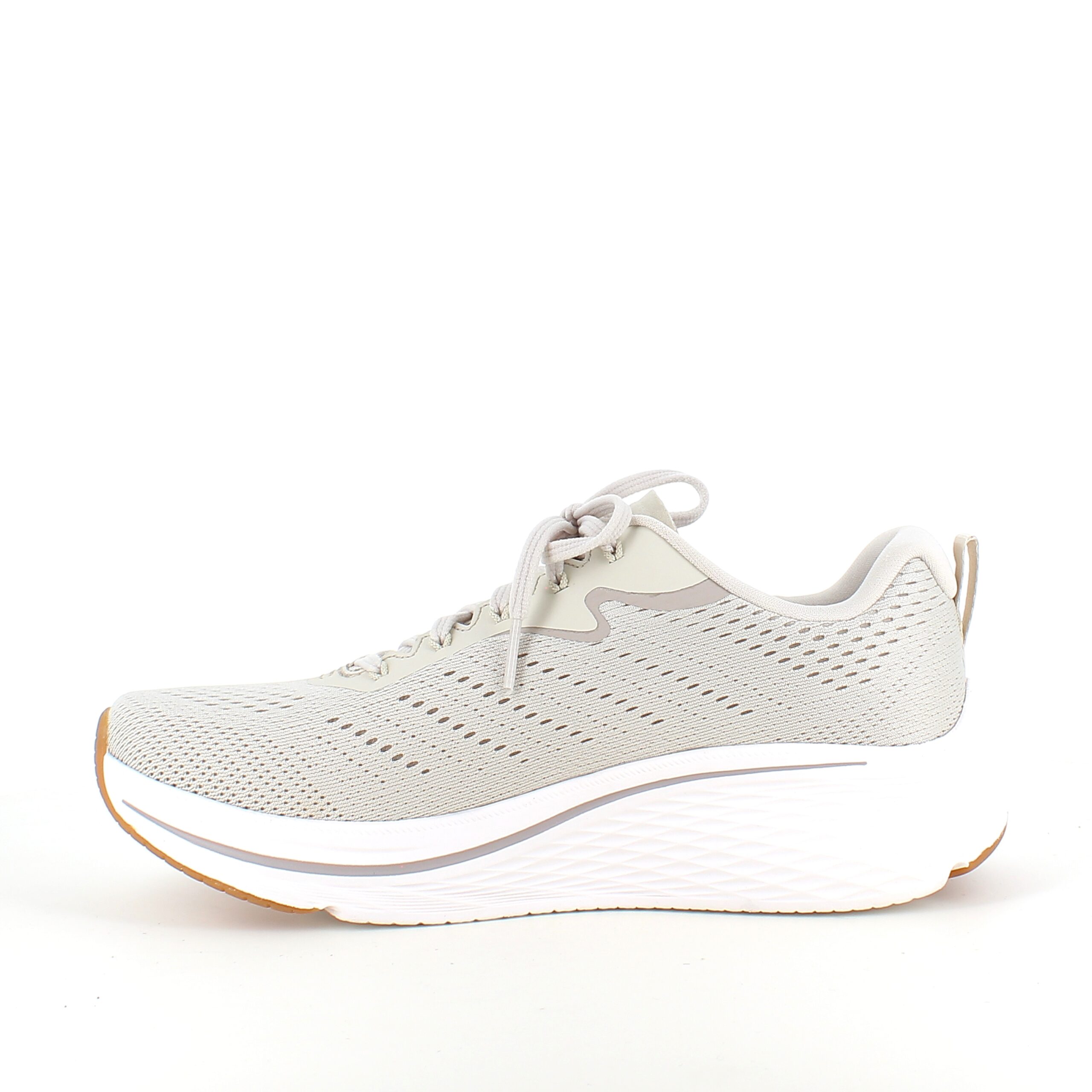 Beige Skechers Max Cushion-skor – optimalt stöd och oöverträffad komfort