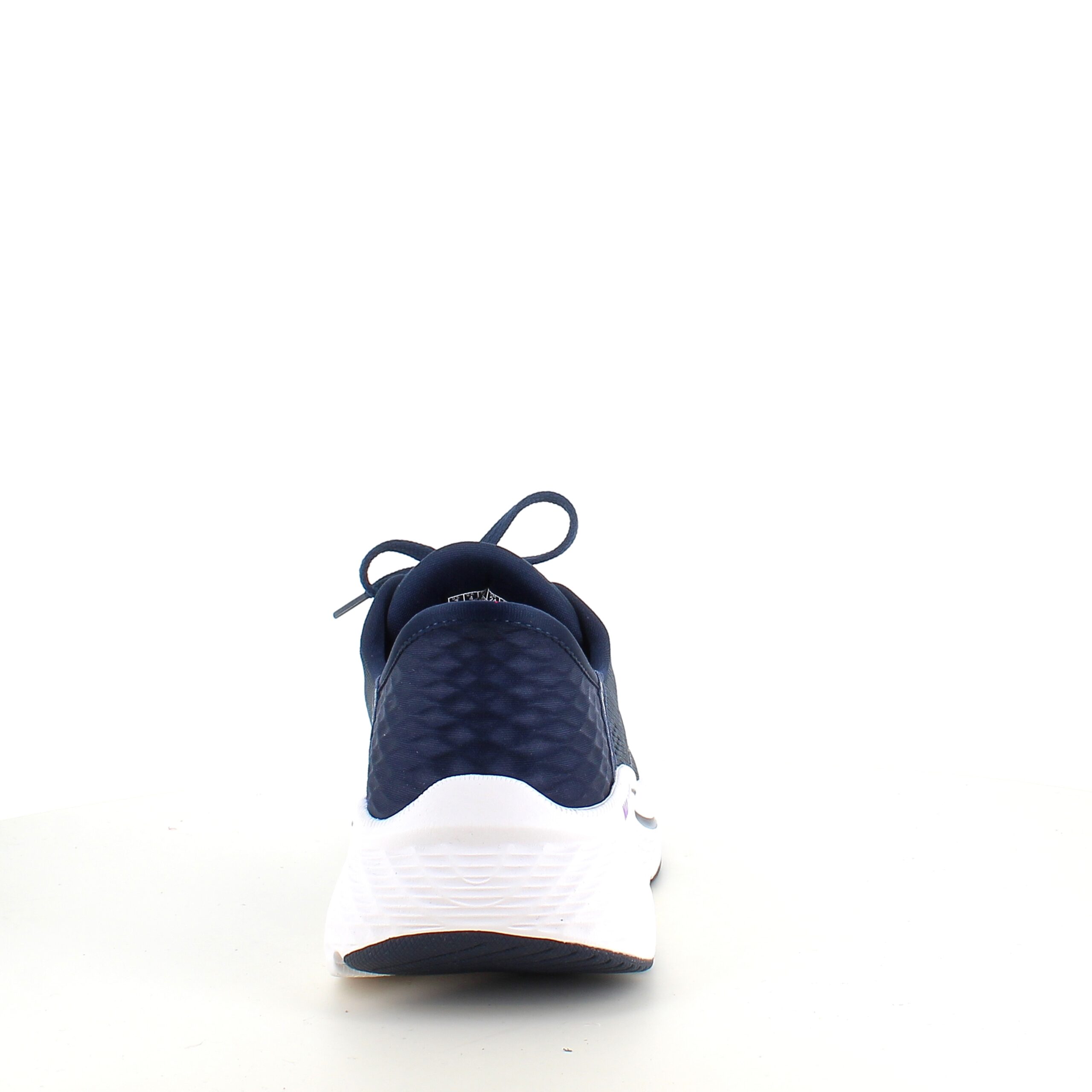 Mörkblå Slip-ins från Skechers med snörning och Max Cushion-sula