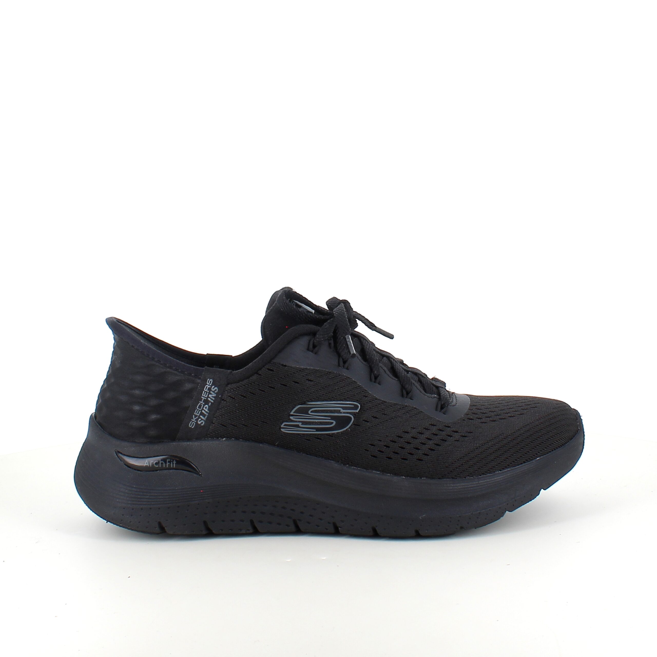 Skechers Slip-ins med Arch Fit – svart sneaker med hands-free komfort