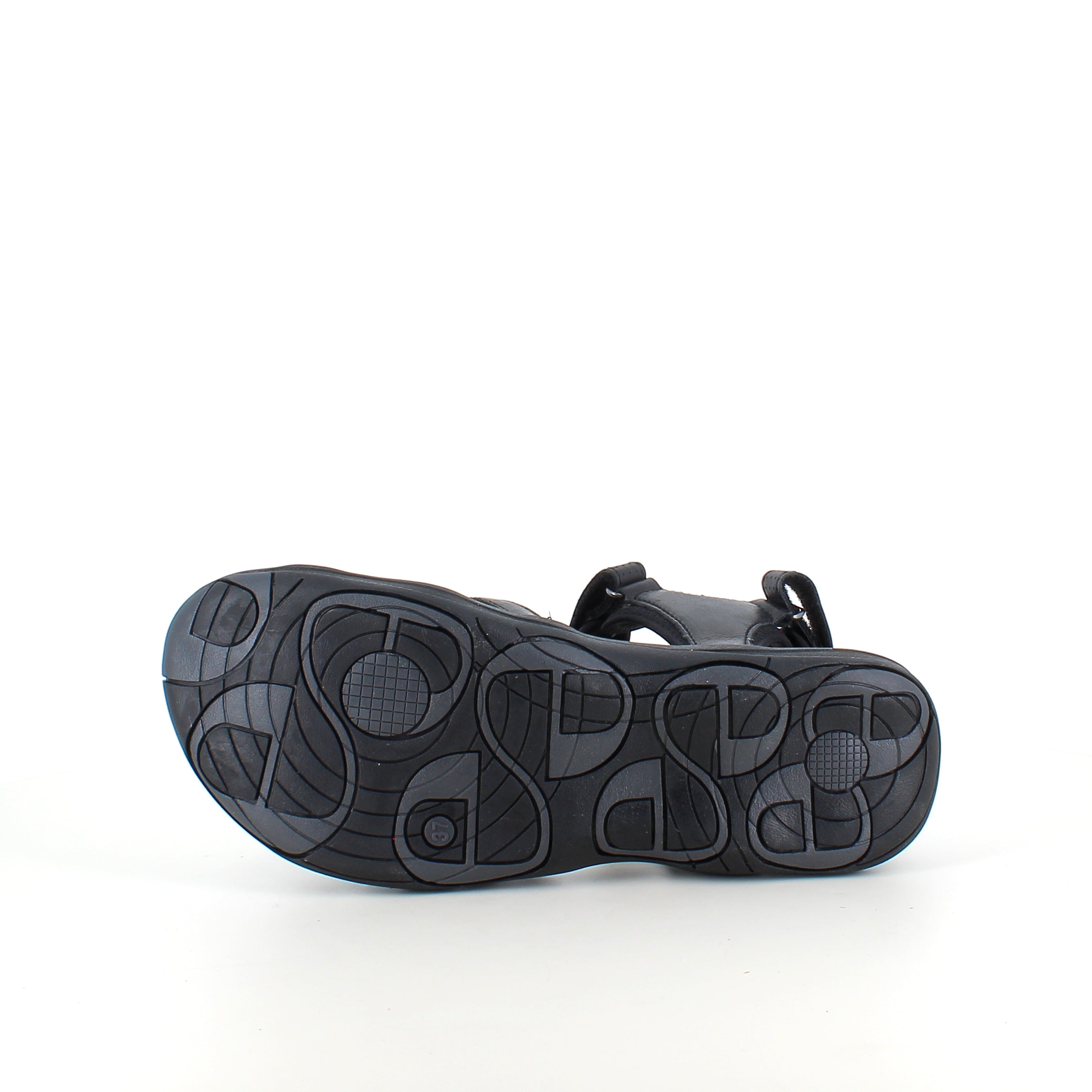 Green Comfort Corsica sandal – Svart