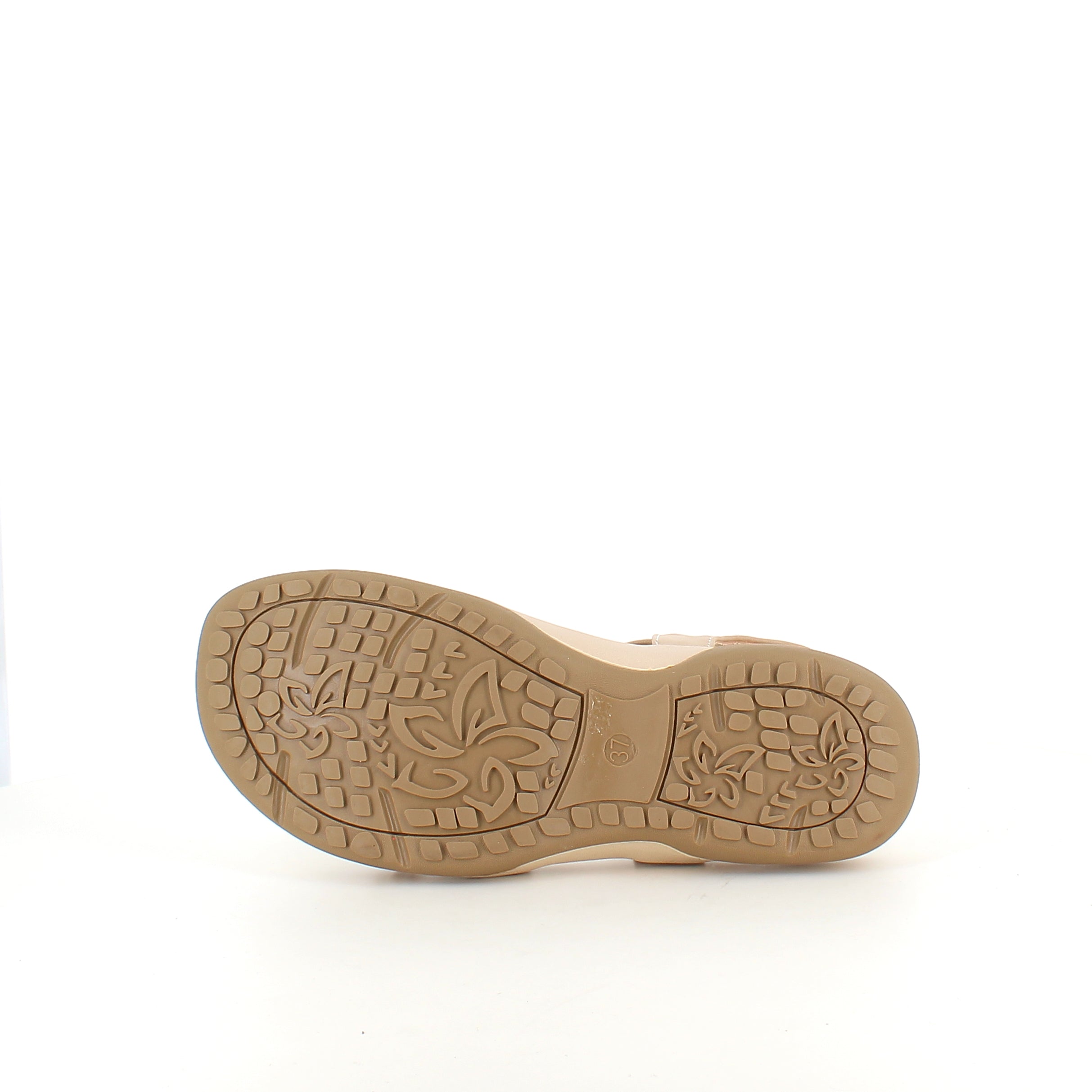 Beige sandal med elastiska remmar – lätt & feminin med mjuk skumsula