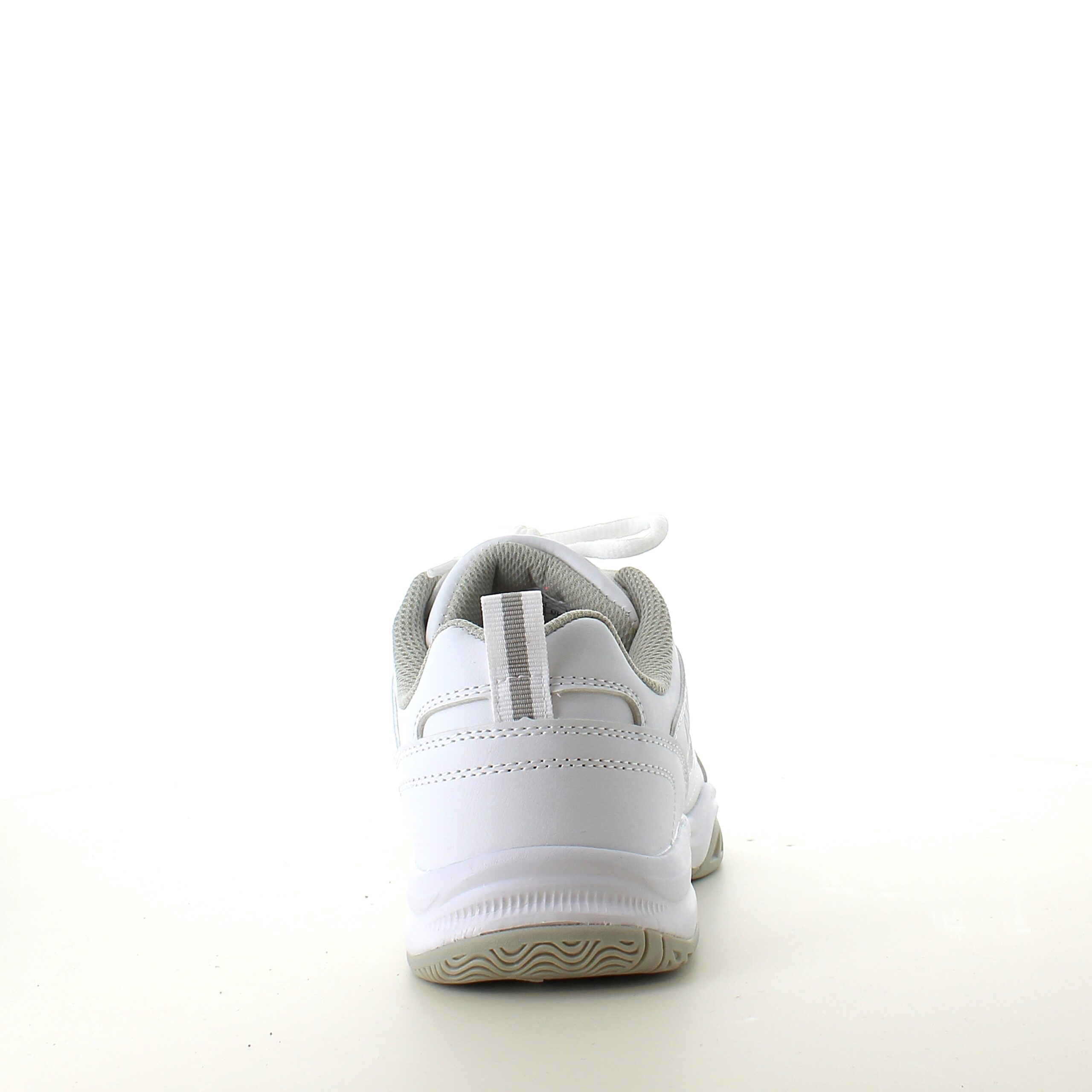 Vita sneakers med bågstöd