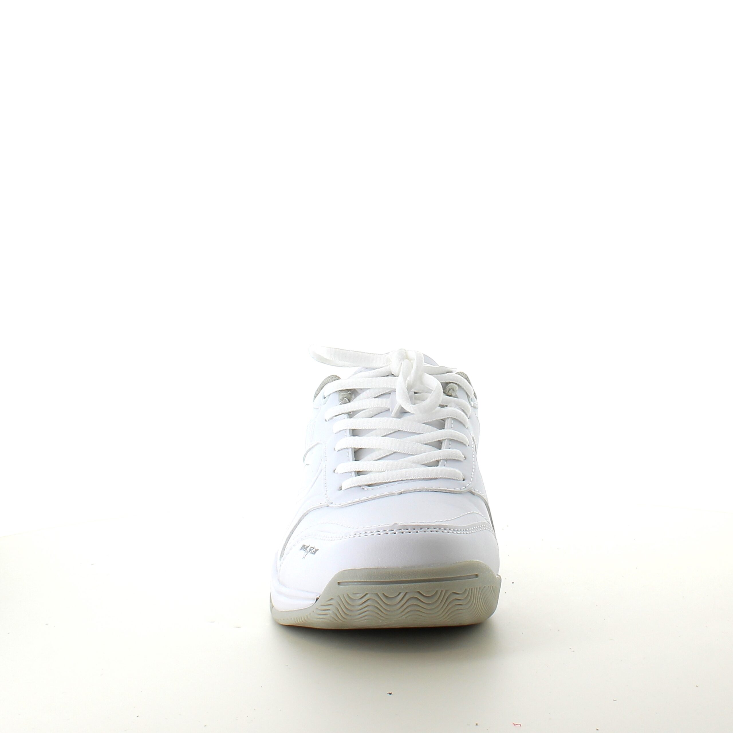 Vita sneakers med bågstöd