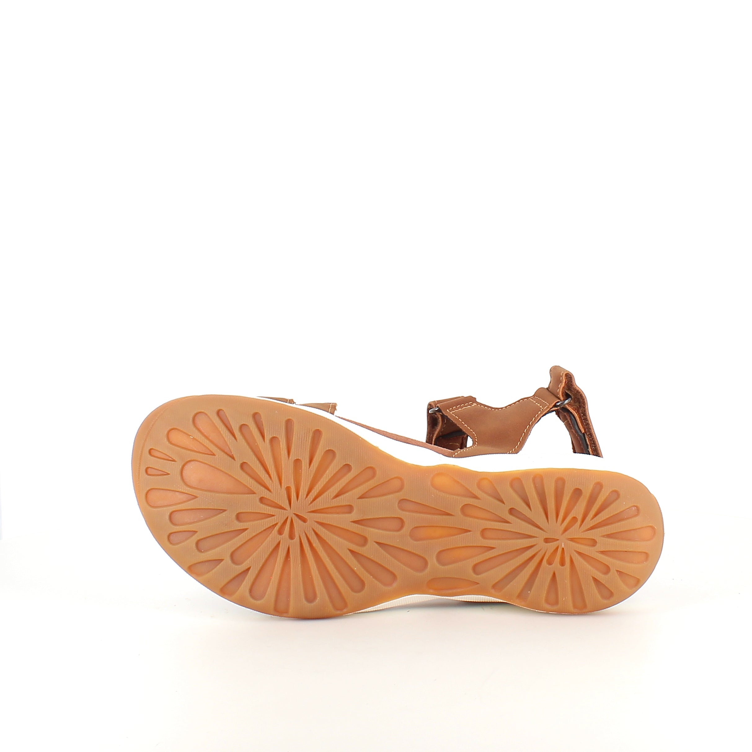 Malena W sandal – brun sandal med bra fotvalvsstöd & justerbara remmar