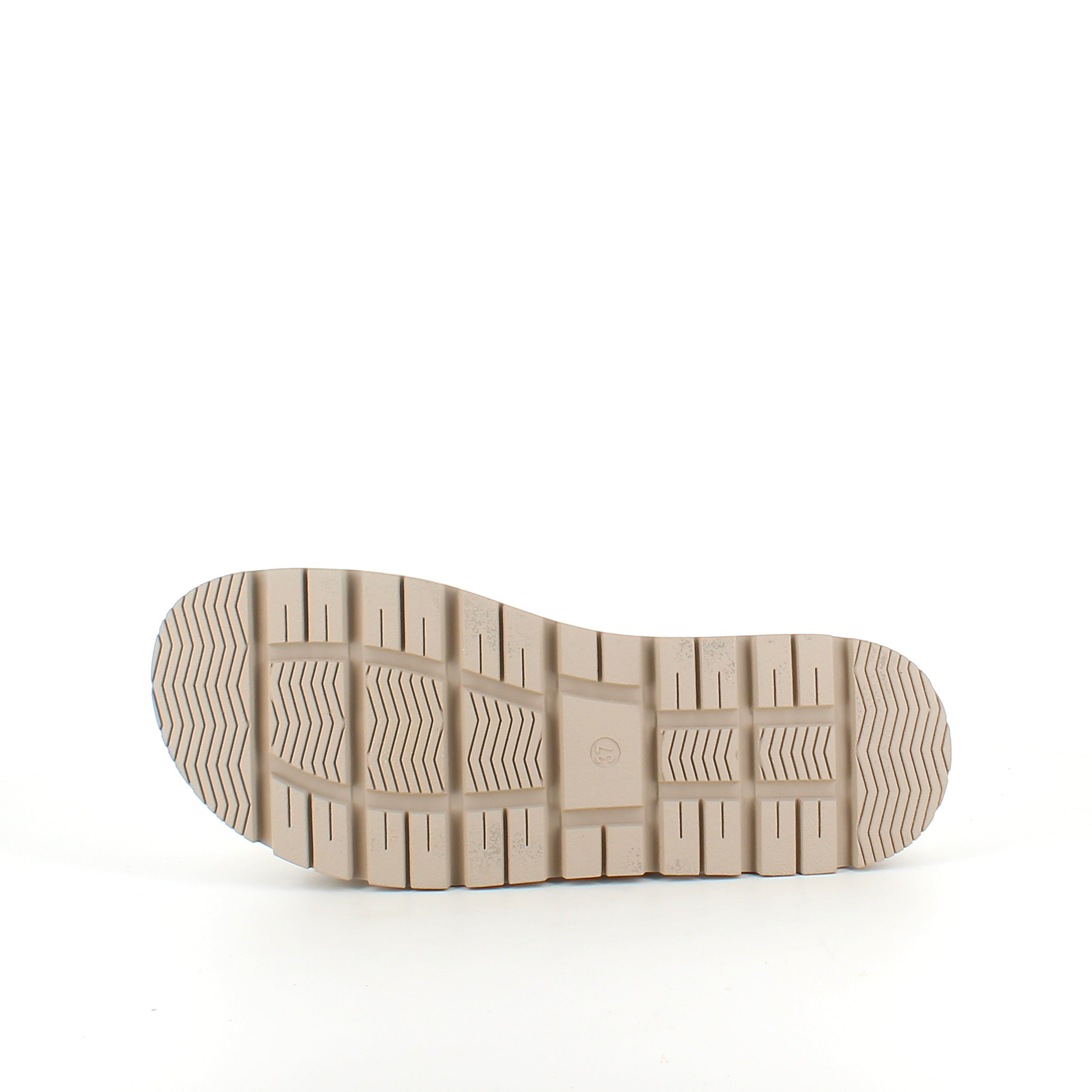 Beige bekväm sandal med justerbara remmar & stabil sula