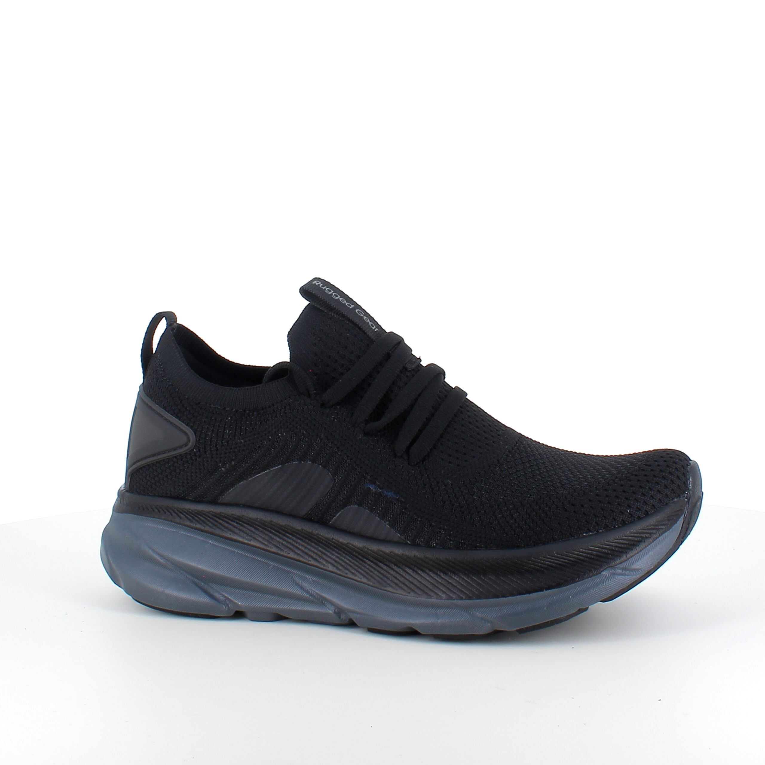 Svarta Step-on-skor från Rugged Gear