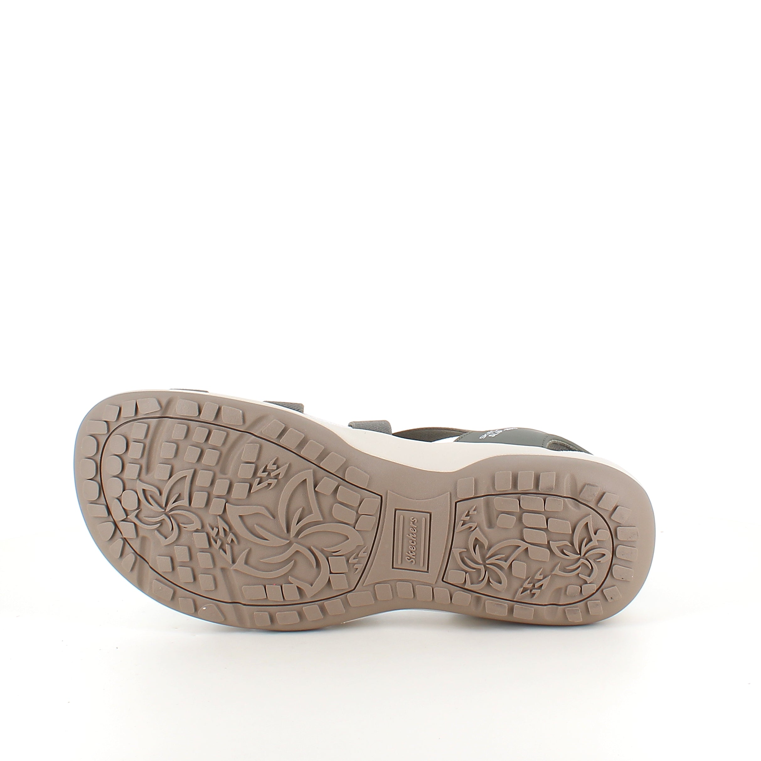 Skechers Slip-ins-sandal i olivgrön – lätt, flexibel och bekväm