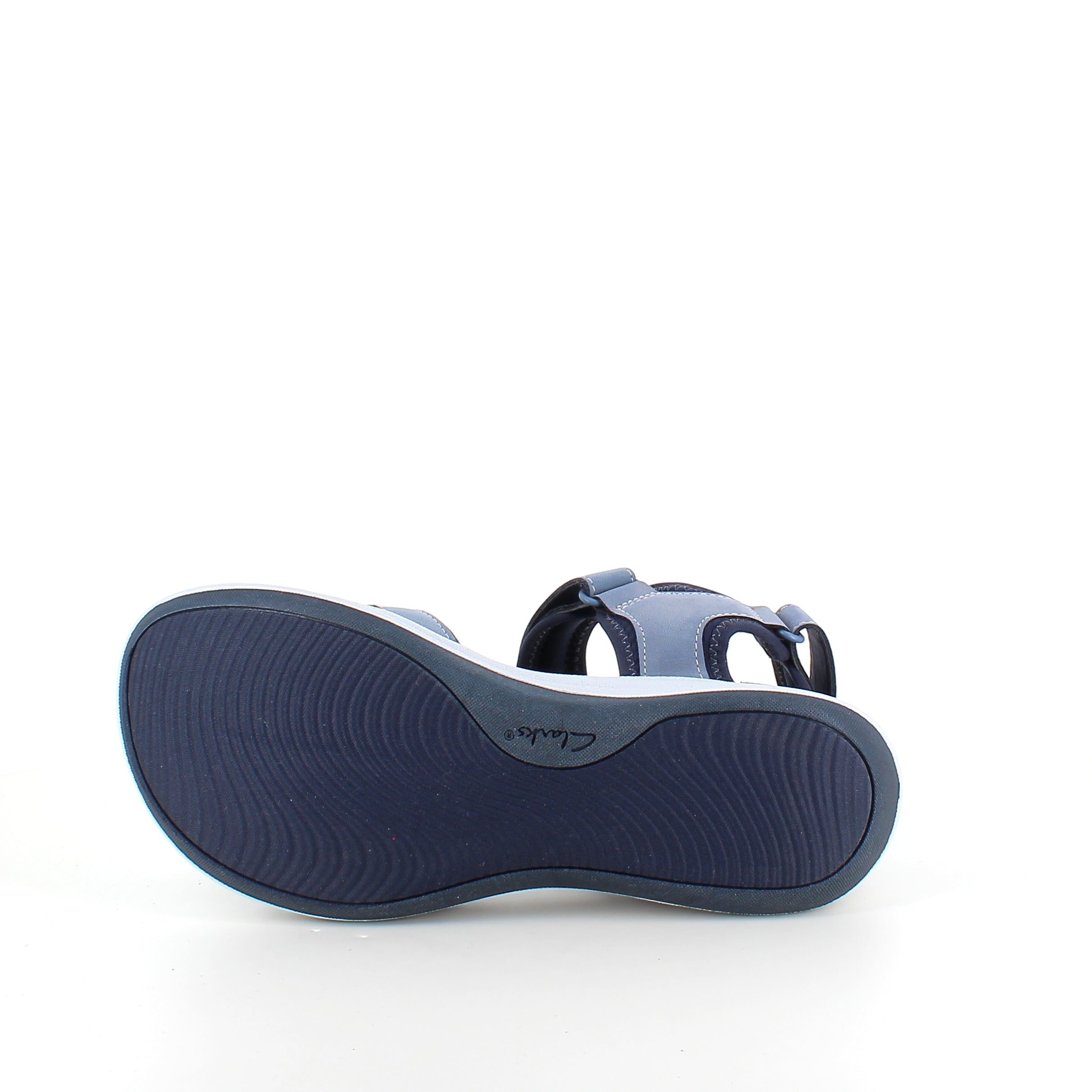 Clarks Cloudsteppers sandal i blå – mjuk & stödjande sandal för aktiva dagar