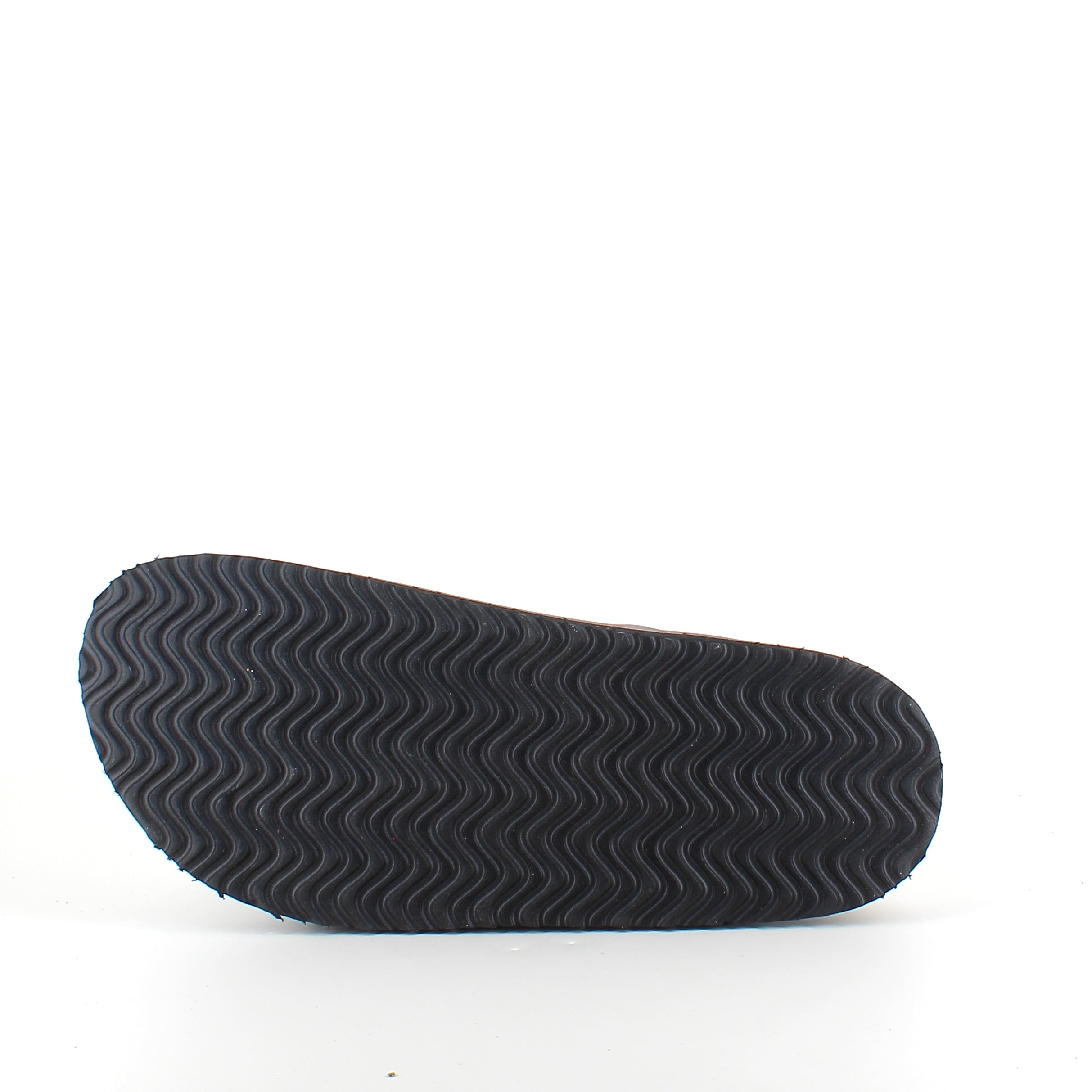 Slip-on biosandal i svart – stabil komfort för vardagen