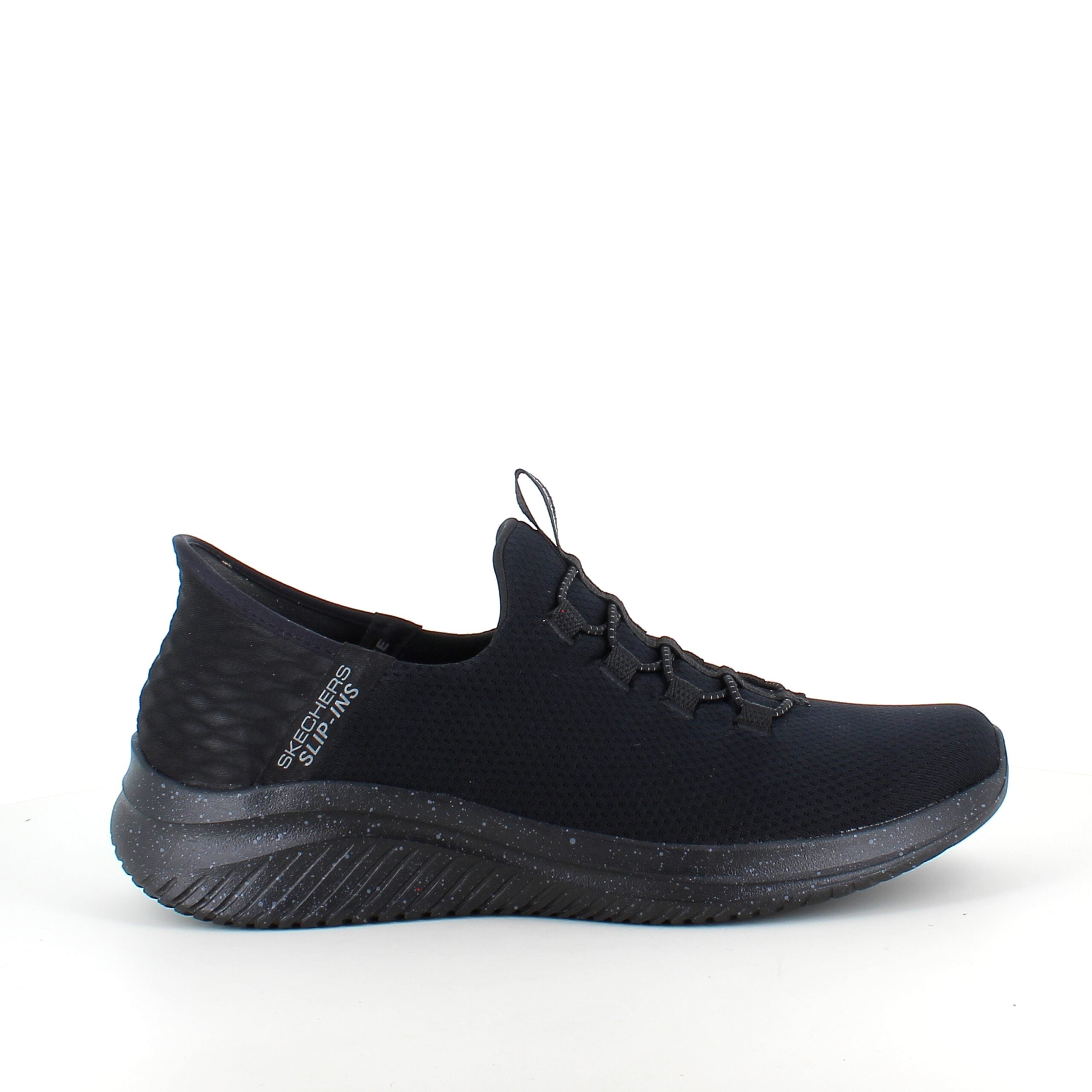Svarta Skechers Slip-Ins med ovandel i stretch