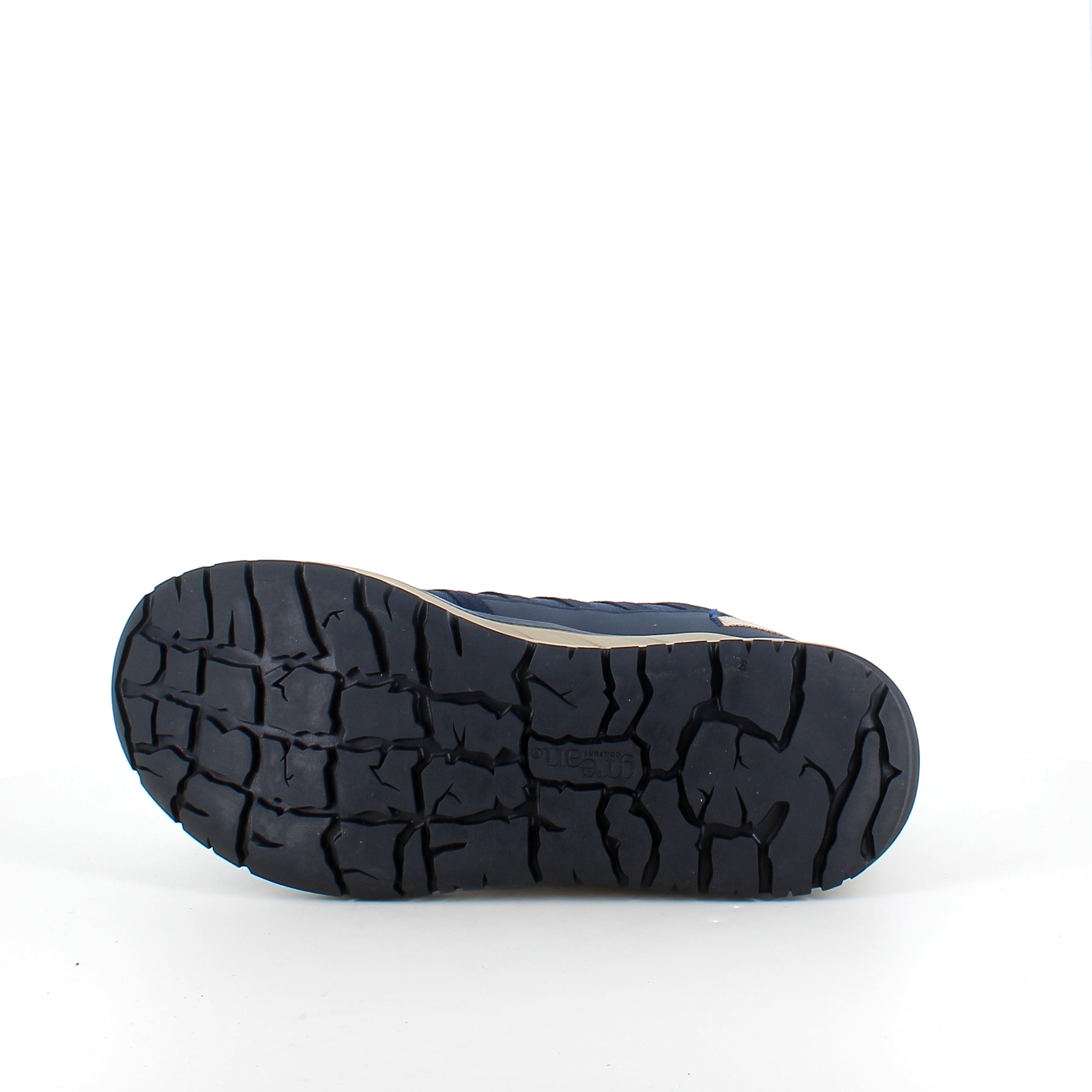 Green Comfort Path Pipi – blå outdoor sneaker med H-läst & fotvalvsstöd