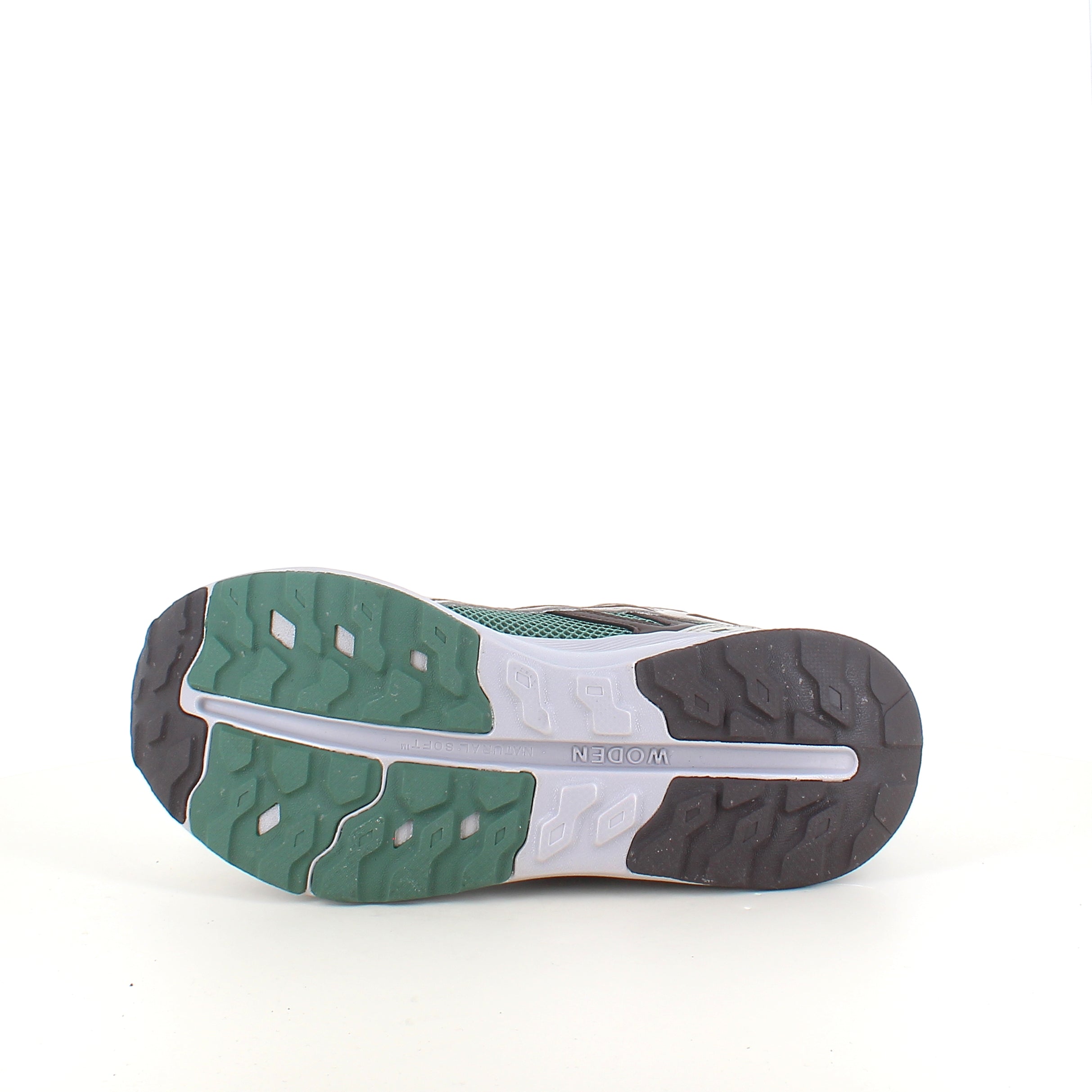Woden Freja Runner – olivgrön/brun sneaker med lätt rullsula