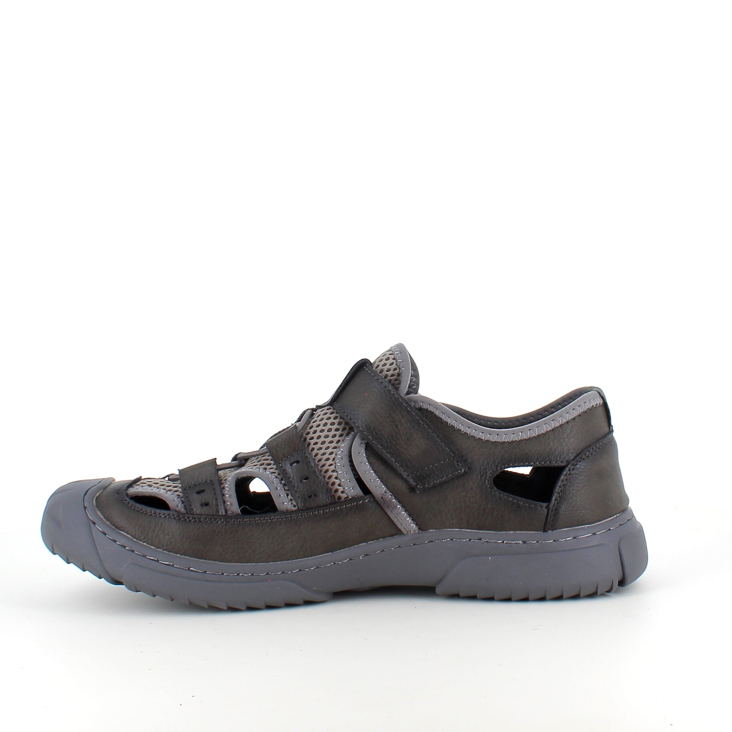 Outdoor-sandal för herr i svart/khaki