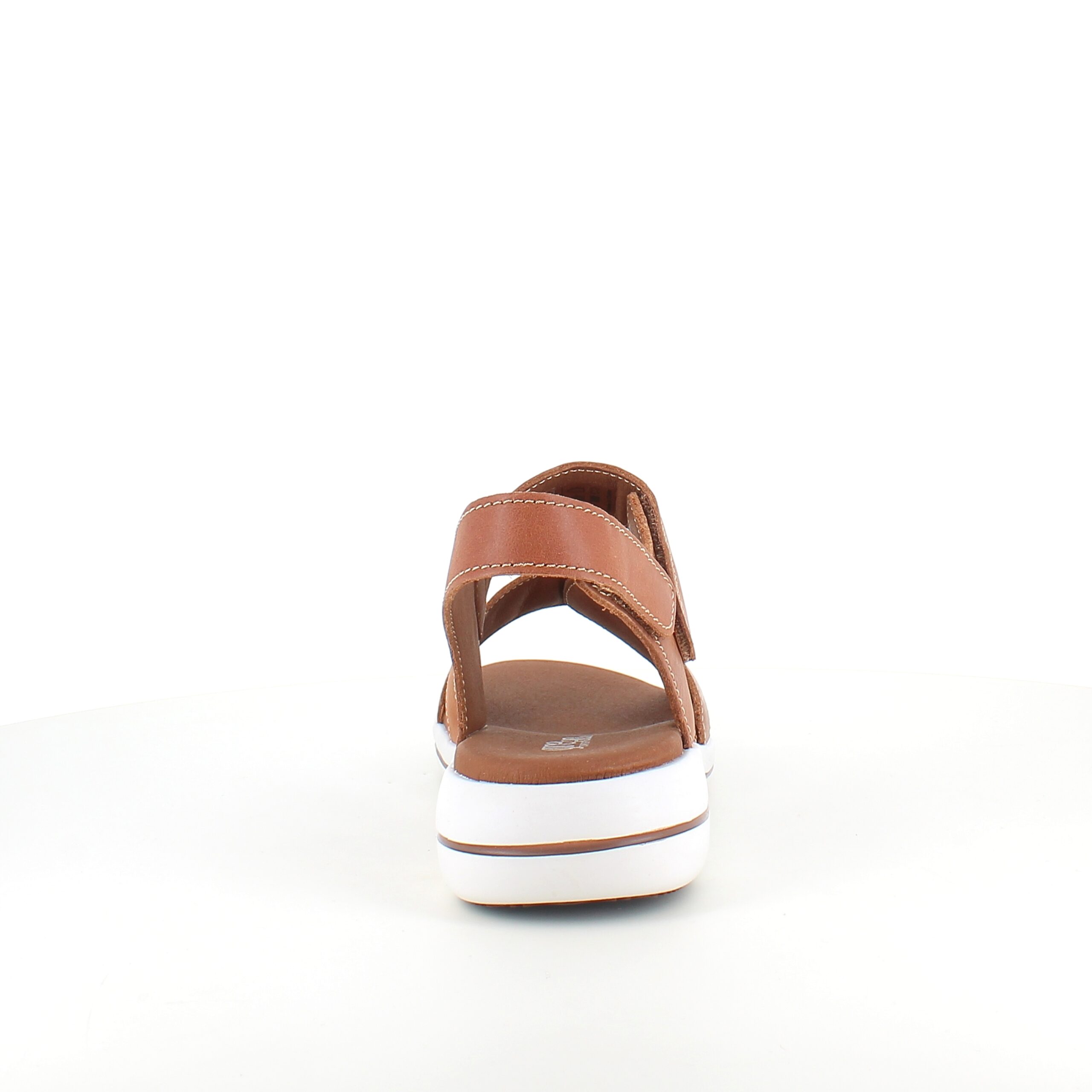 Brun skinnsandal från Green Comfort